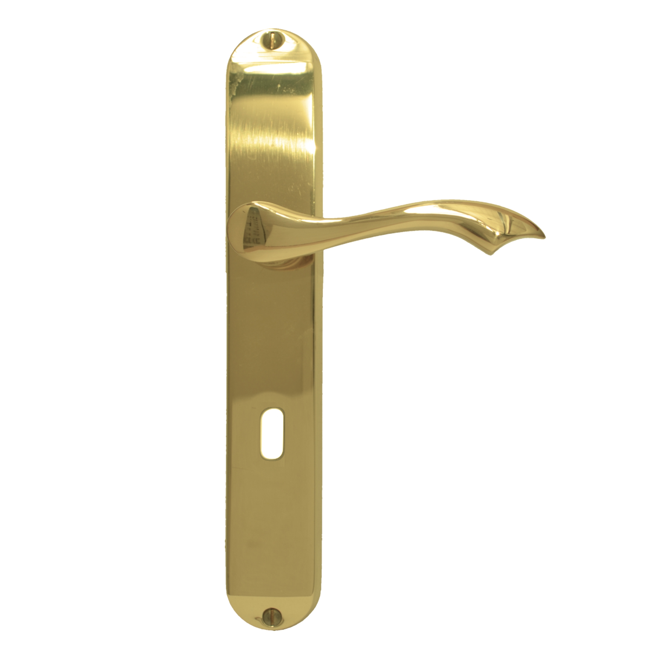GAMMA Türschild Garnitur (BB2) in Messing 72mm GA-AAG-BB-OLV Bild1