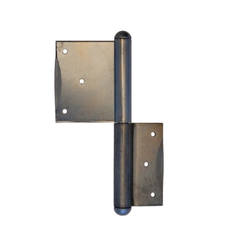 Einstemmband Blendrahmen fester Stift 140mm recht - Eisen verzinkt Serie TB008 Bild1