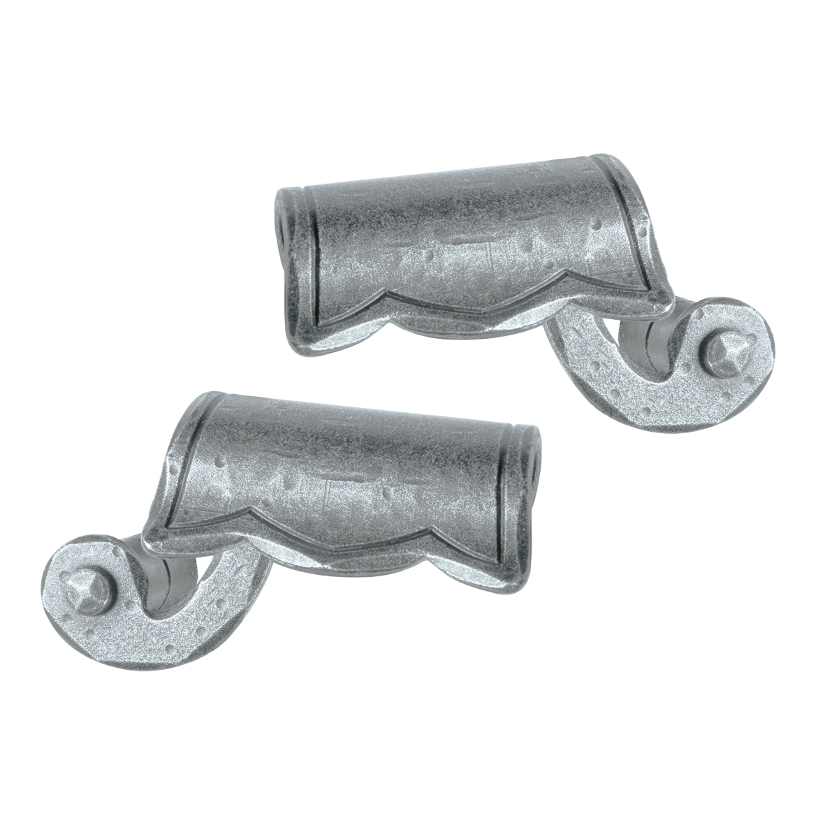 Türgriff Eisen thermopatiniert ® 130mm Paar Serie TD059 Bild1