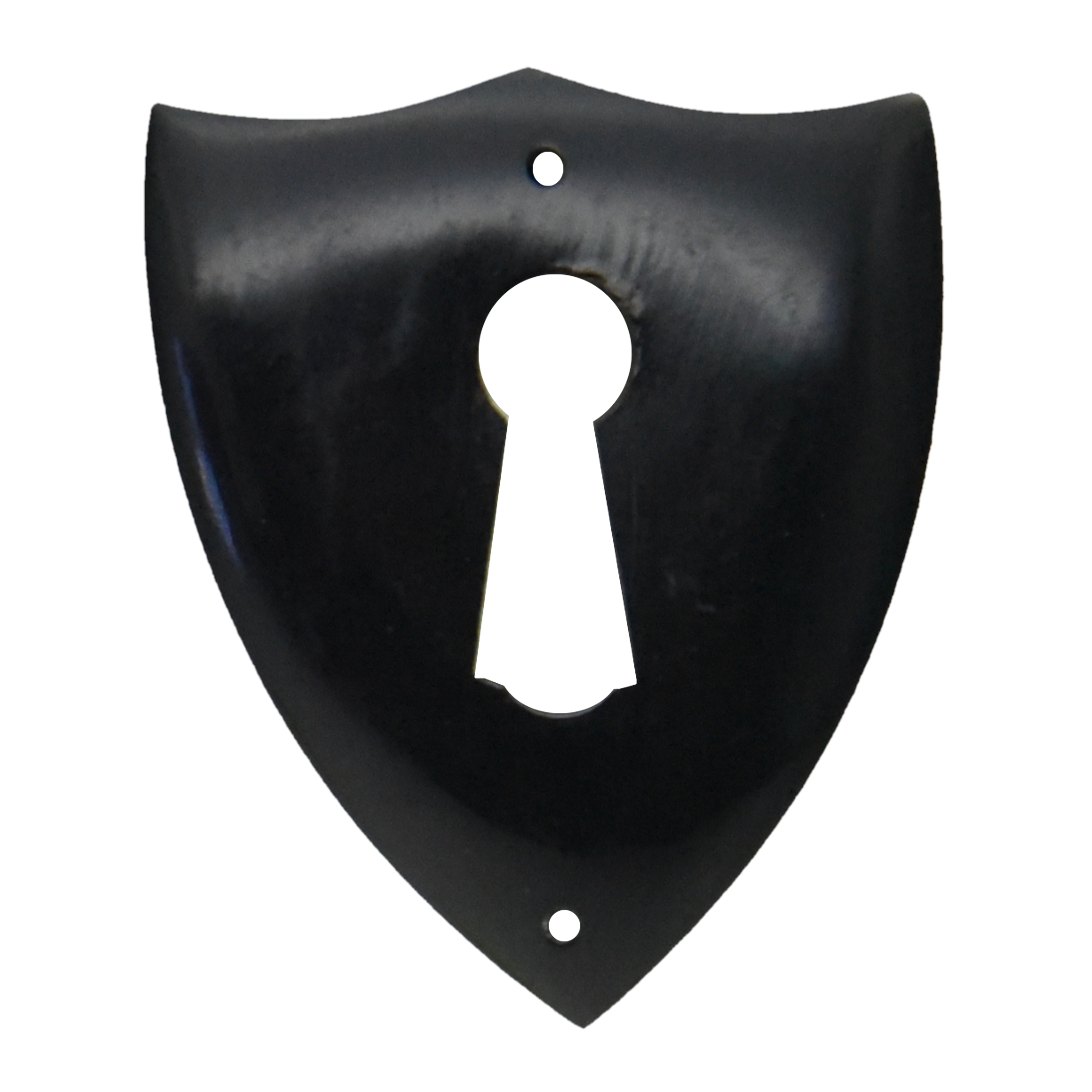 Klassizismus Möbelschild Horn - 33x40mm mit Schlüsselloch Serie KL033 Bild1
