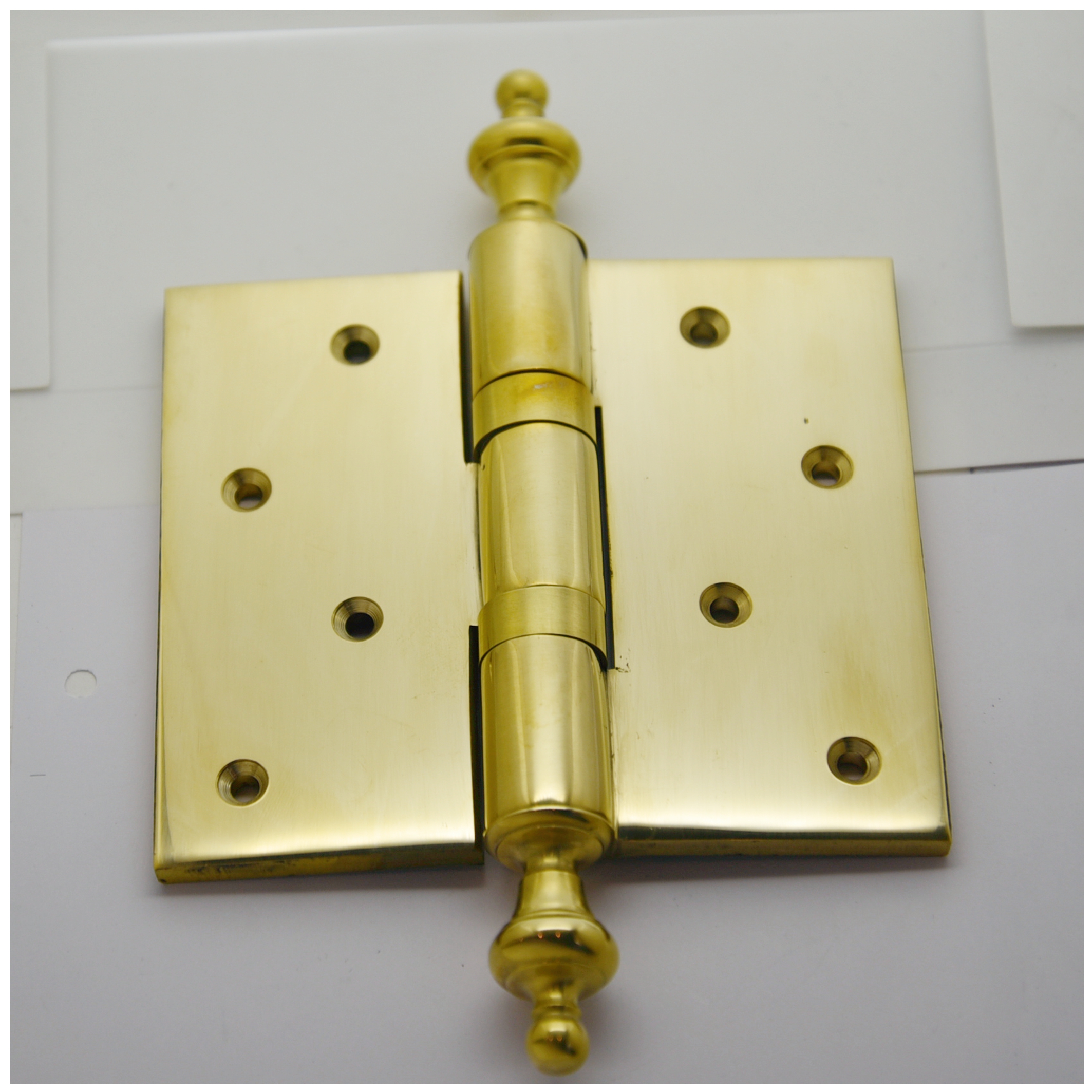 Türscharnier 200x133mm Rolle 22mm Messing glänzend Serie TB040 Bild1