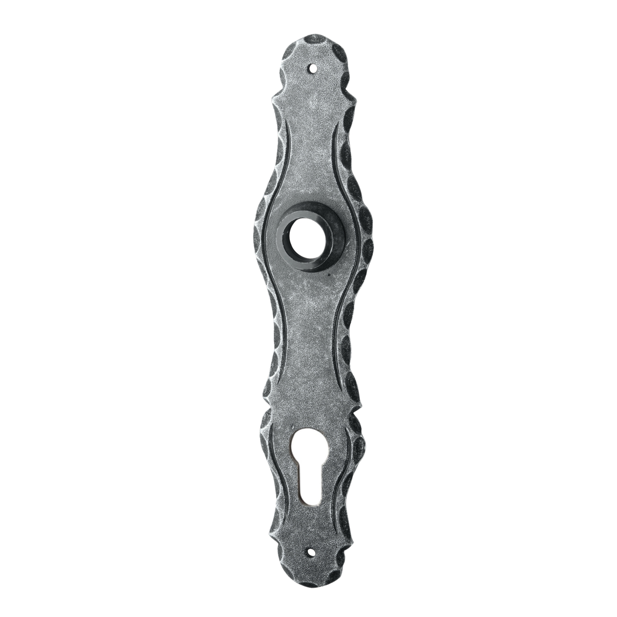 Türschild Eisen schwarz passiviert 92 mm PZ  Serie TS521 Bild1