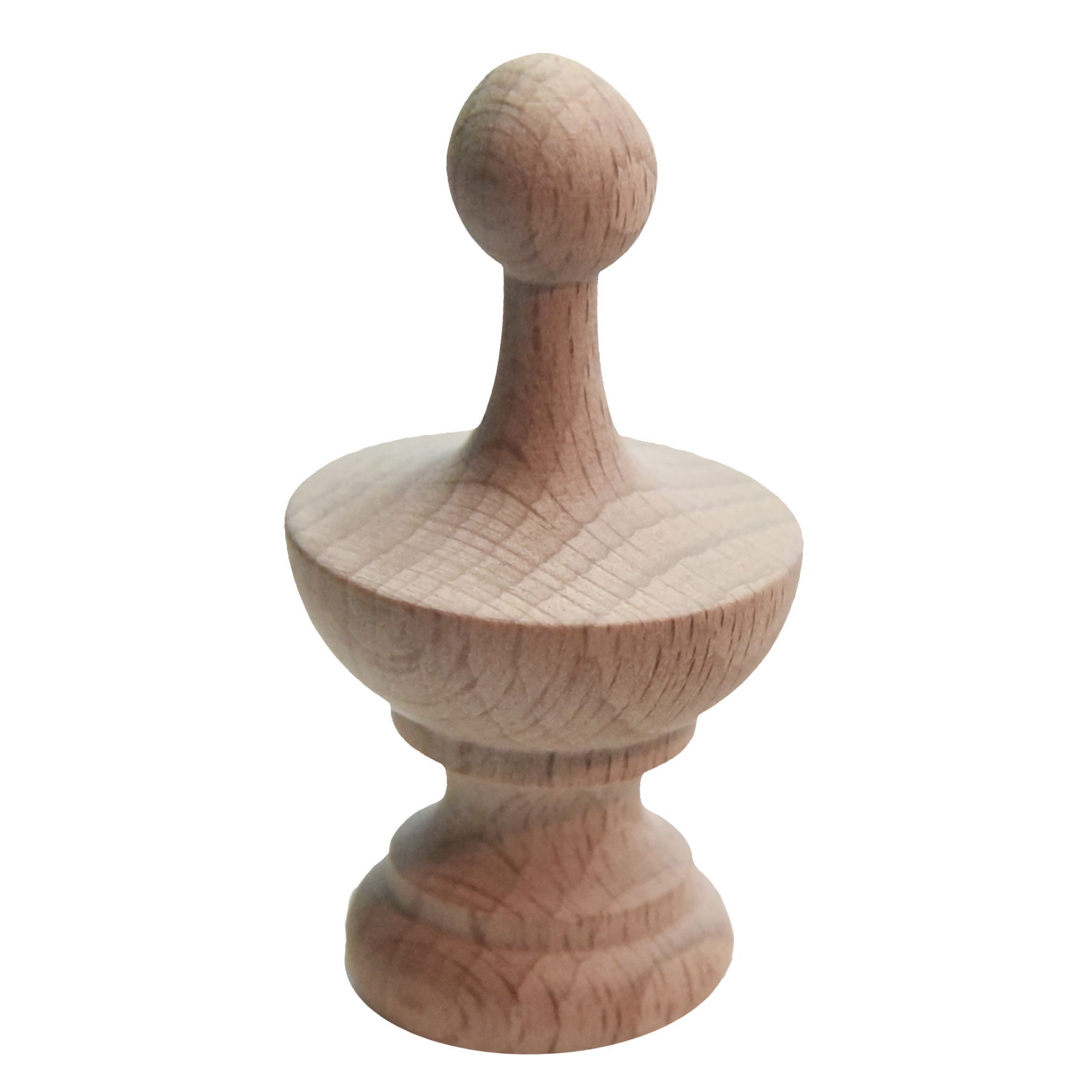 Schrank- und Bettknauf in Buche 60 x 35 mm Serie HZ014 Bild1