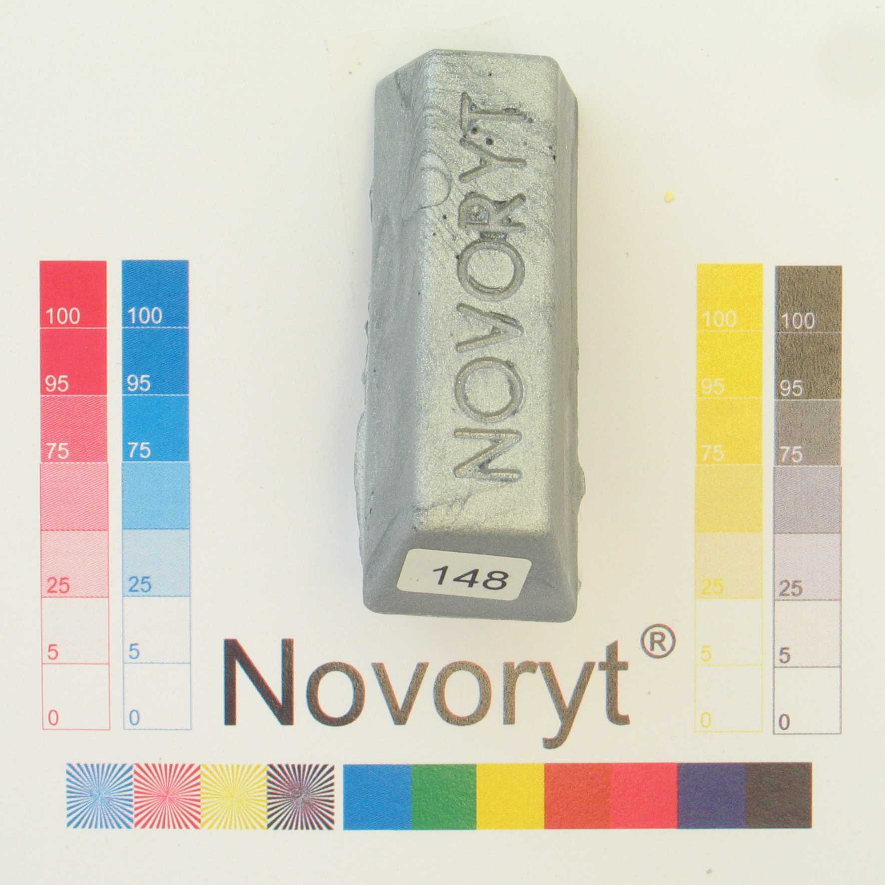 NOVORYT® Schmelzkitt - Farbe 148 silber 5 Stangen der Serie HW003 Bild1 NOVORYT® Schmelzkitt - Farbe 148 silber 5 Stangen Serie HW003 Bild1