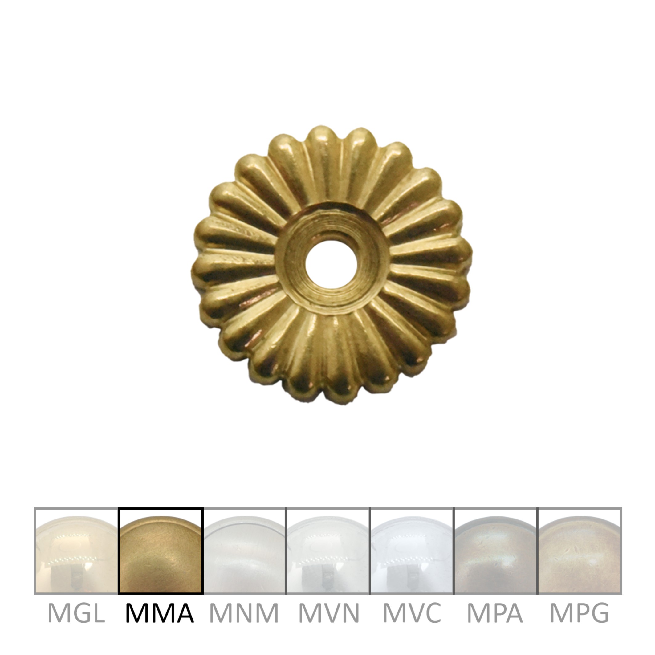 Klassizismus Rosette gegossen KL132-104D-MMA-D33 Bild1