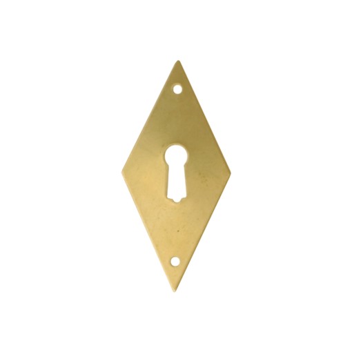 Klassizismus Möbelschild Eisen gerostet 30x60mm mit Schlüsselloch Serie KL004 Bild1