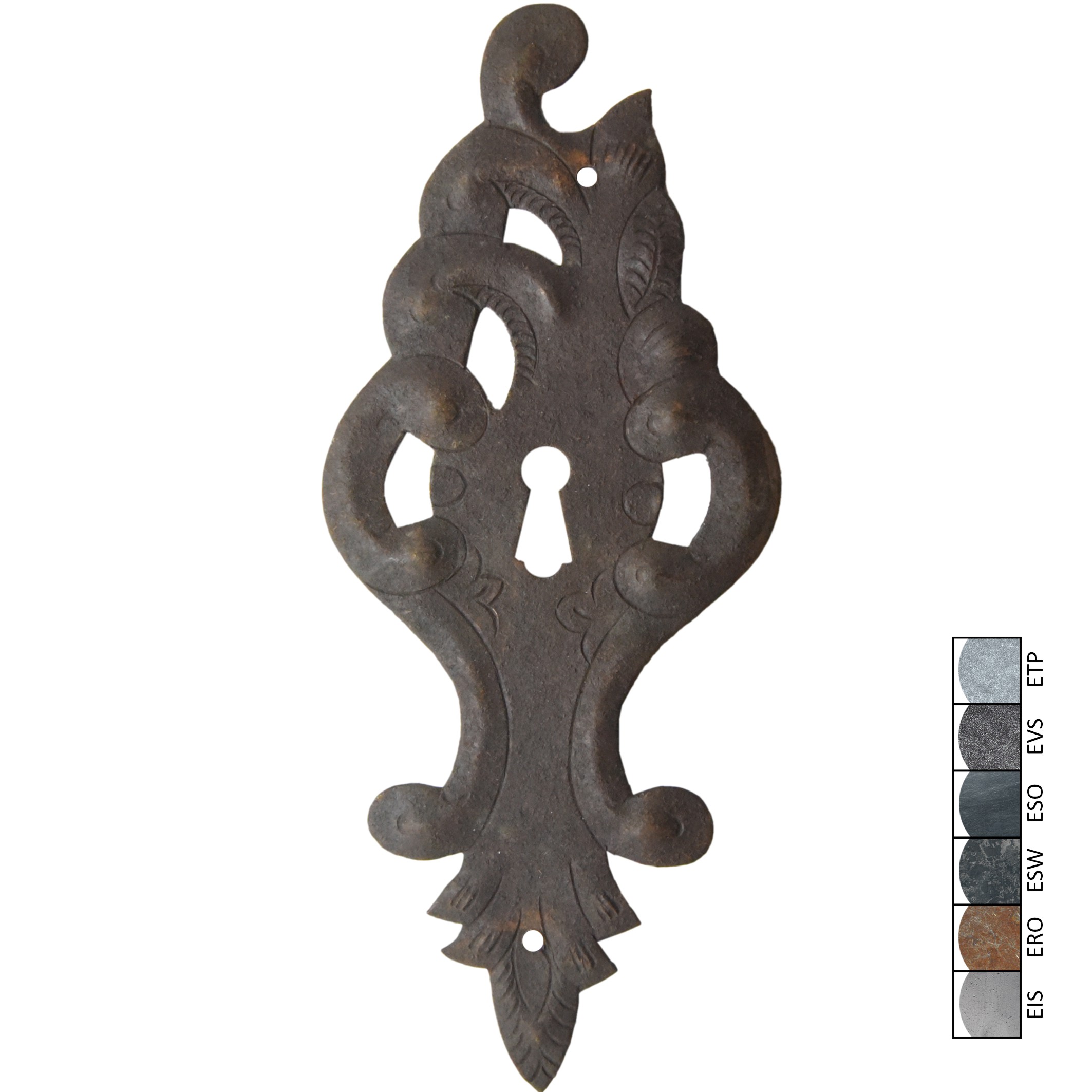 Barock Schlüsselschild Serie BA039 Bild1