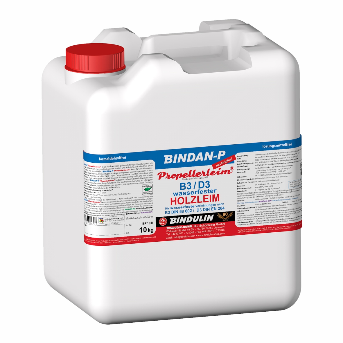 Bild1 BINDAN-P Propellerleim® 10 kg Kanister Serie LE005 Bild1