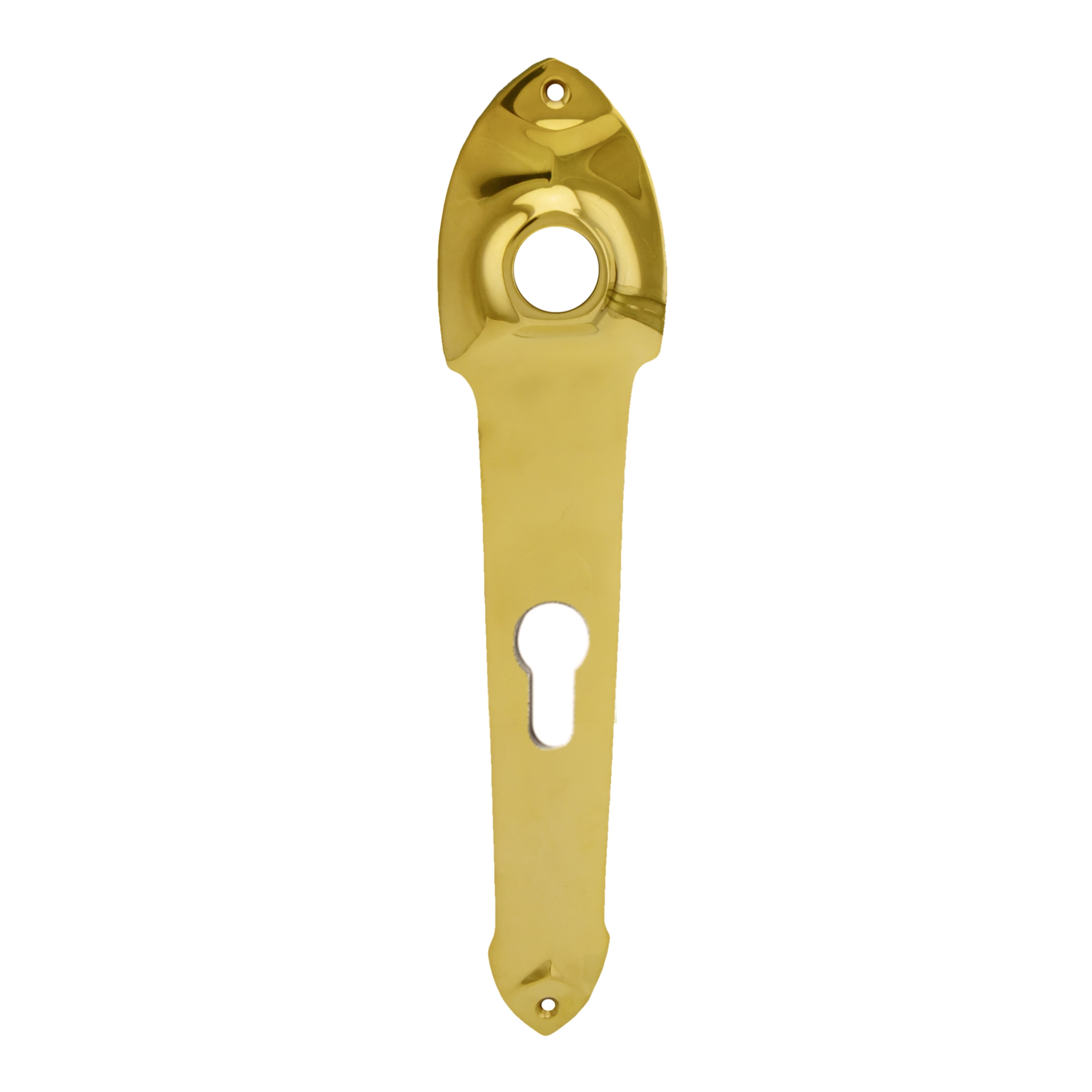 Sicherheitstürschild Innen, Dist. 92 mm PZ, Messing MGL, 246 mm x 56 mm der Serie TS140 Bild1