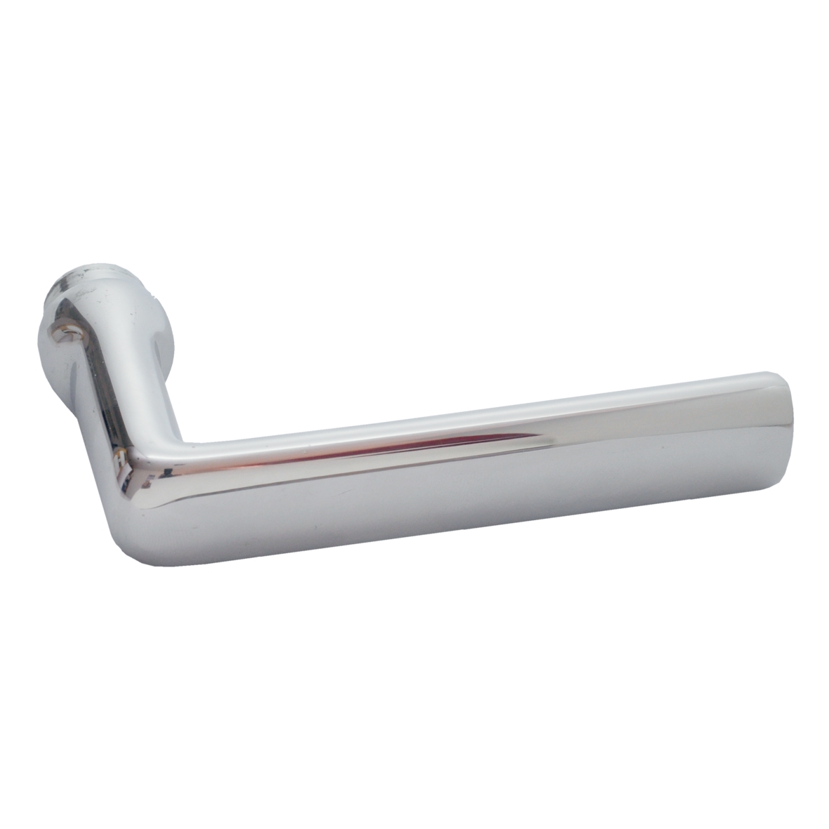 Türgriff Messing vernickelt mit Schutzlack 110mm DIN R Bild1