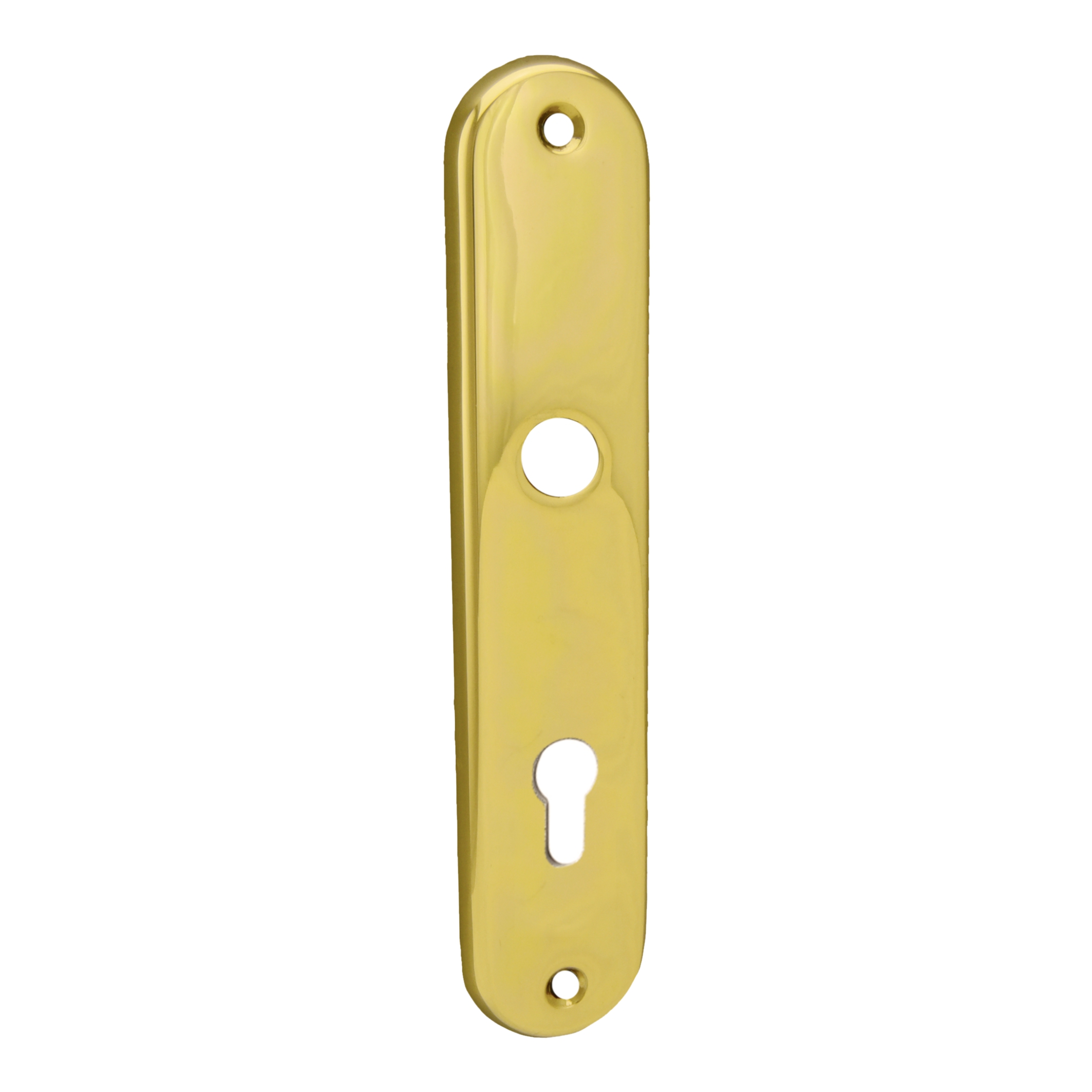 Sicherheitstürschild Innen Dist. 72 mm PZ, Messing MGL, 244 mm x 50 mm der Serie TS021 Bild1