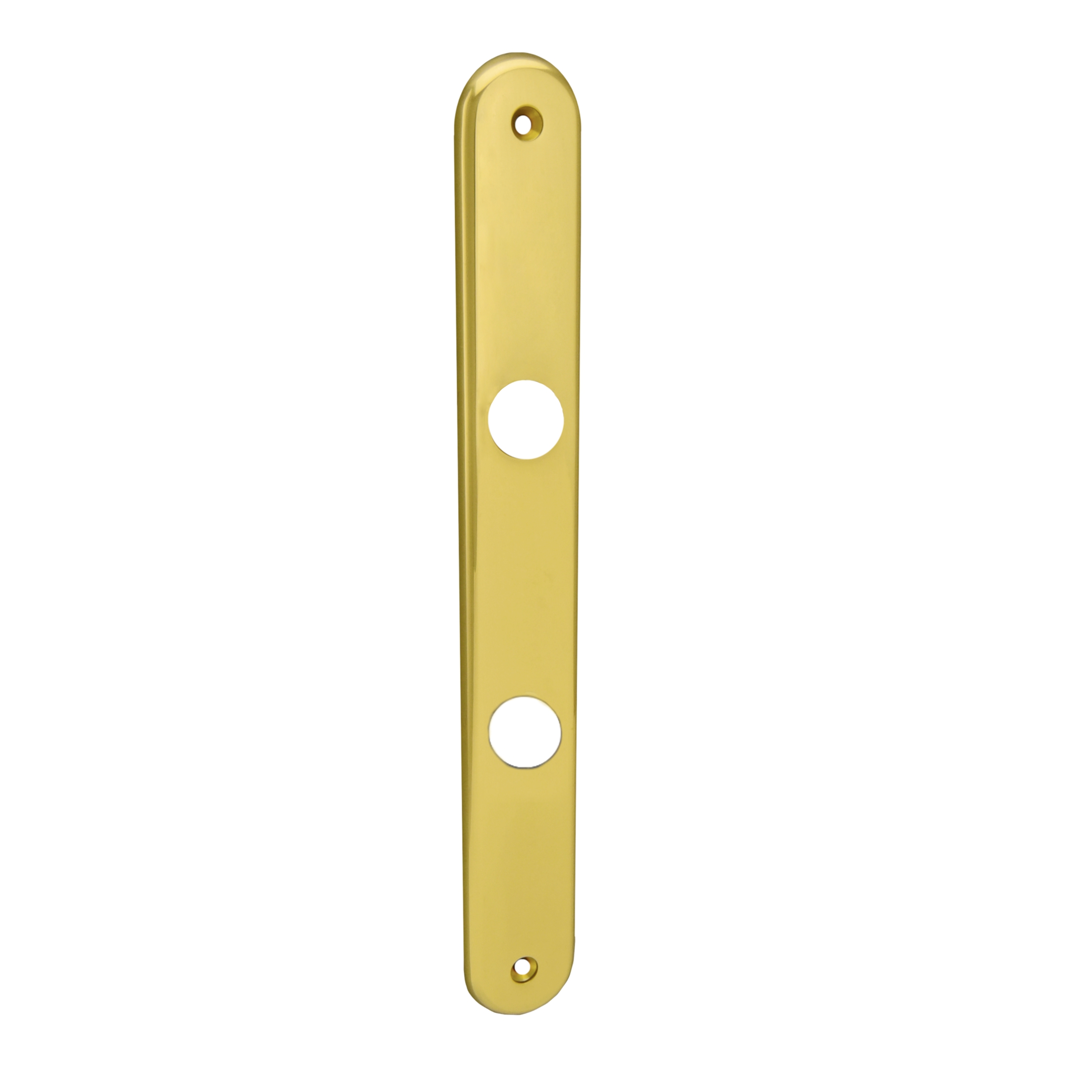 Badezimmertürschild  Dist. 78 mm WC, Messing glänzend L x B x T