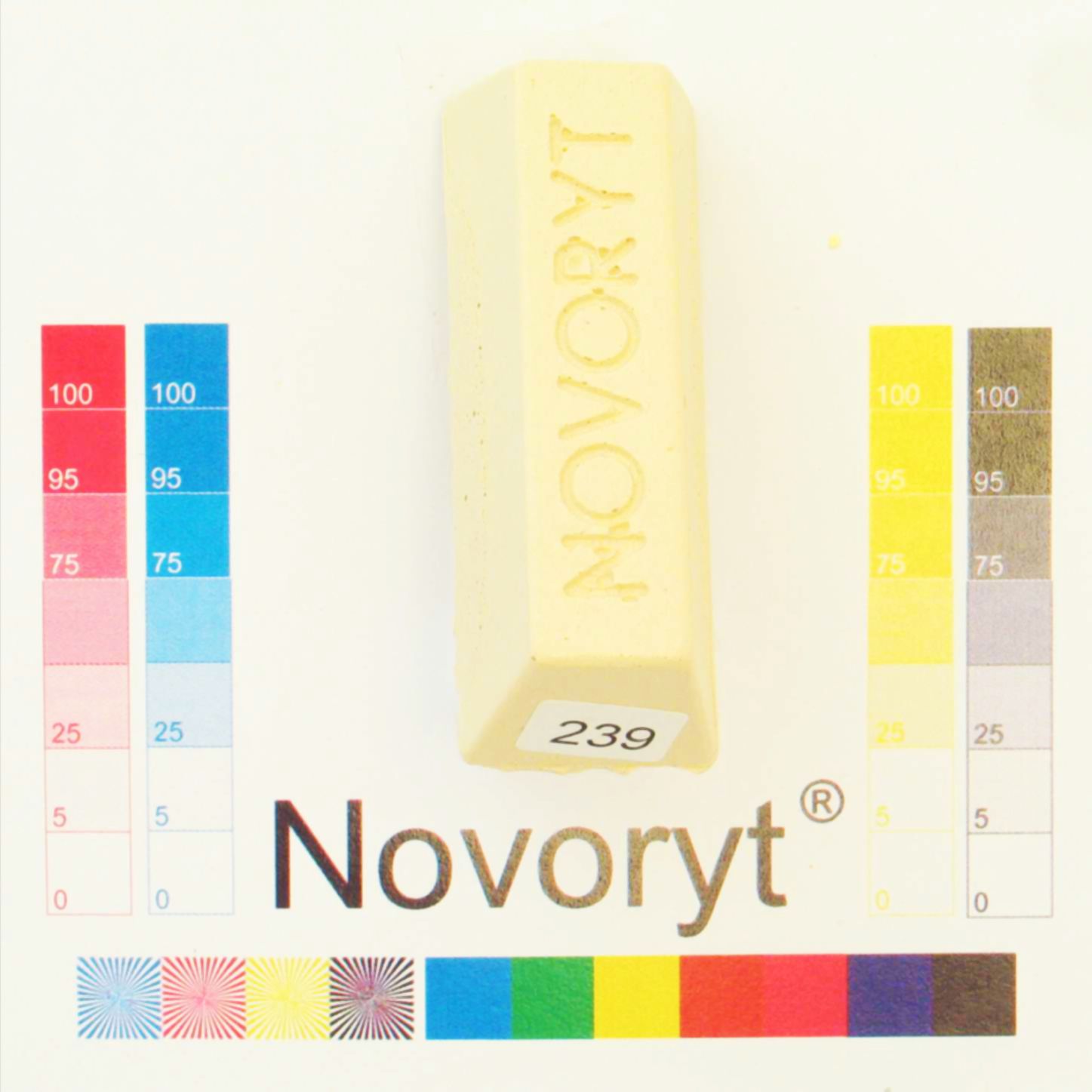 NOVORYT® Schmelzkitt - Farbe 239 5 Stangen Serie HW003 Bild1