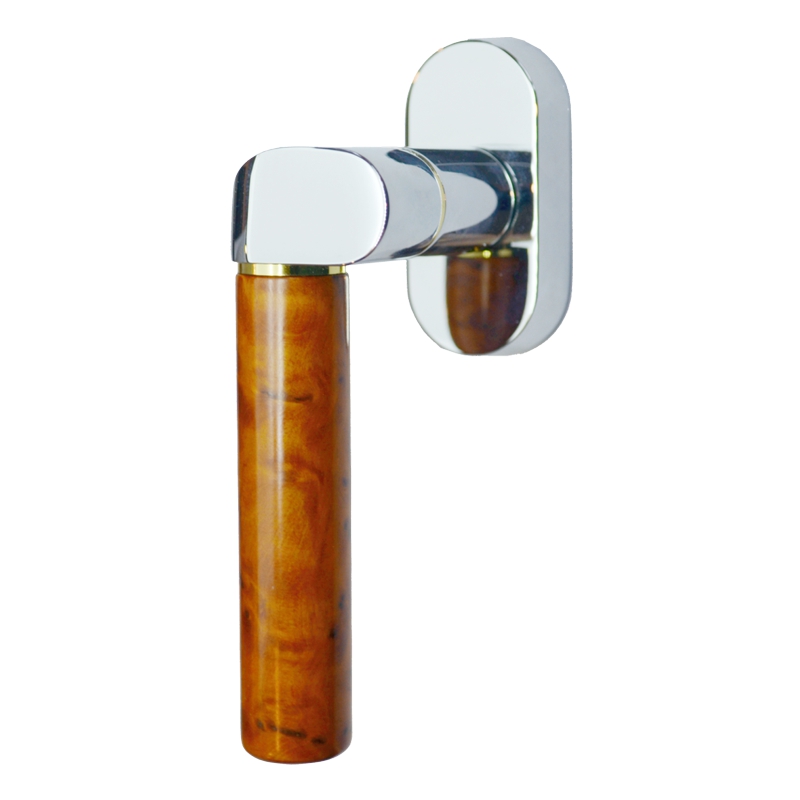 Fenstergriff in Chrom118mm Links Bild1