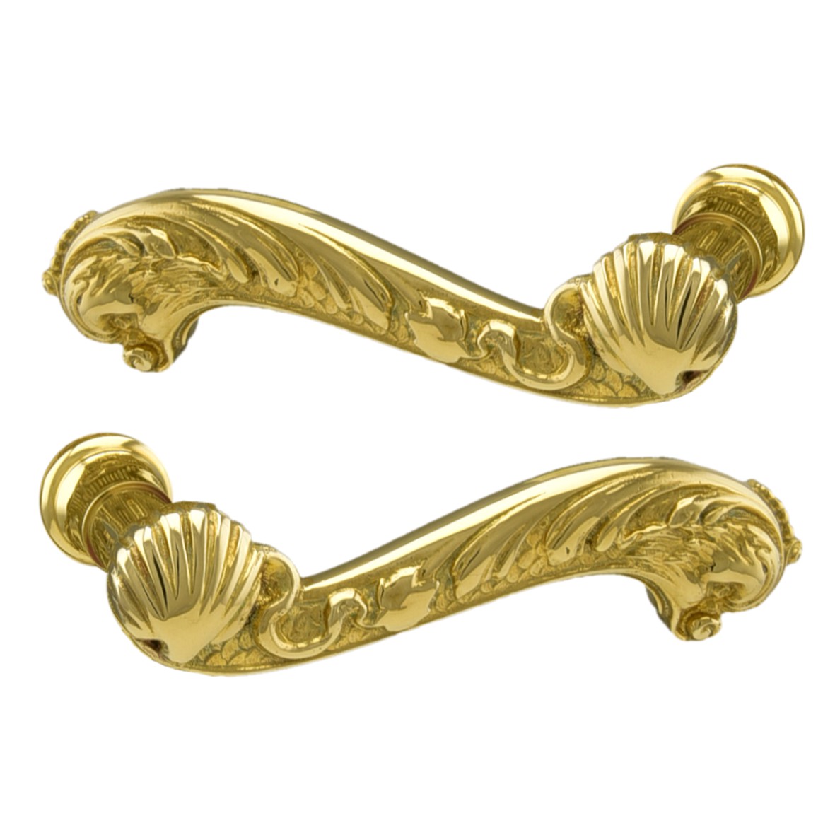 Türgriff in Messing mit versch. Oberflächen erhältlich. Grifflänge Türgriff 120 mm TD125-144B-MGL-120-47-1-P Bild1