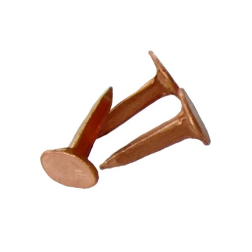 Geschmiedeter Möbelnagel, Flachkopf D7mm, 100St. Bild1 Geschmiedeter Möbelnagel, Flachkopf D7 x 11 mm, Kupfer KMA 100St. der Serie ZB201 Bild1