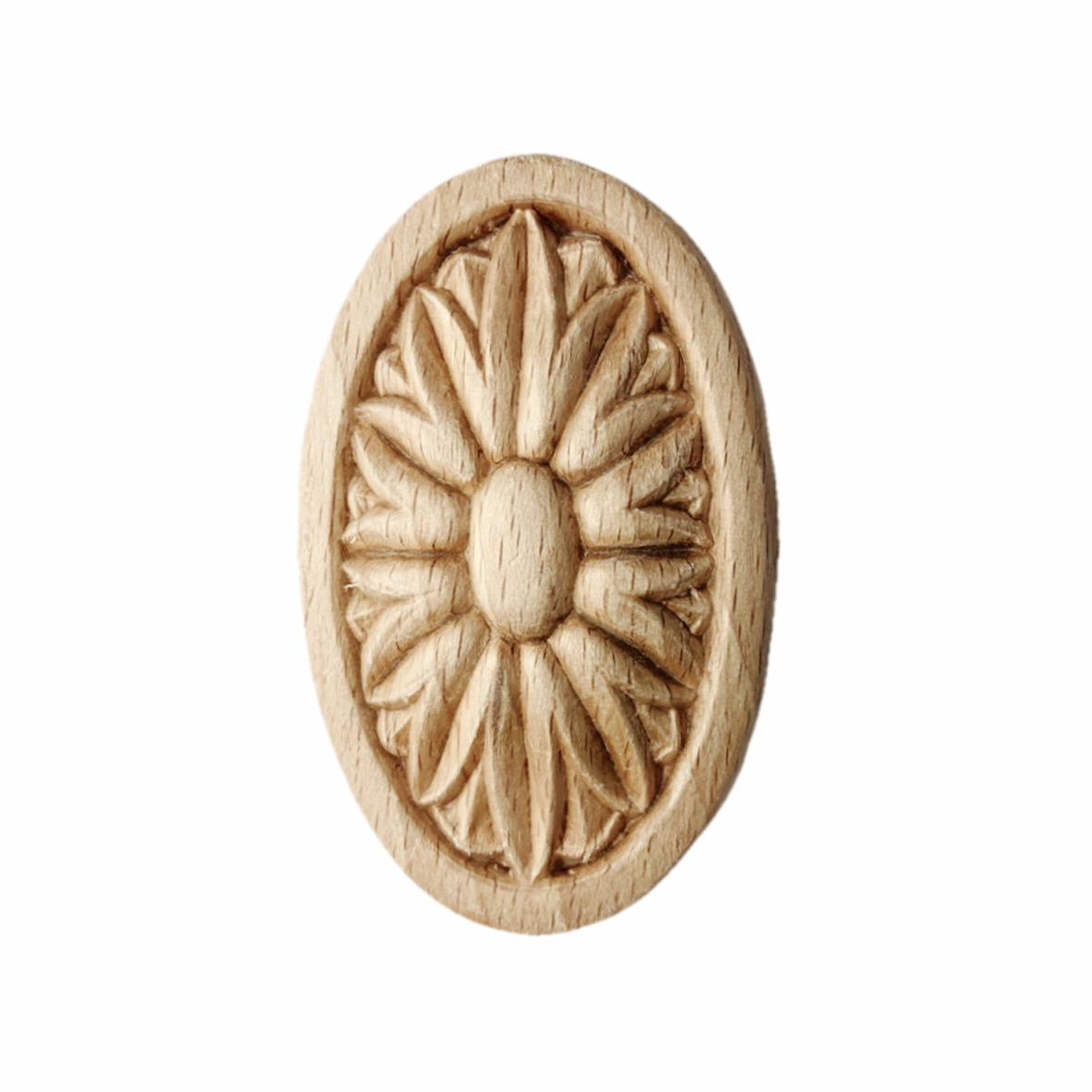 Rosette in Buche 48 x 77mm Serie AH350 Bild1