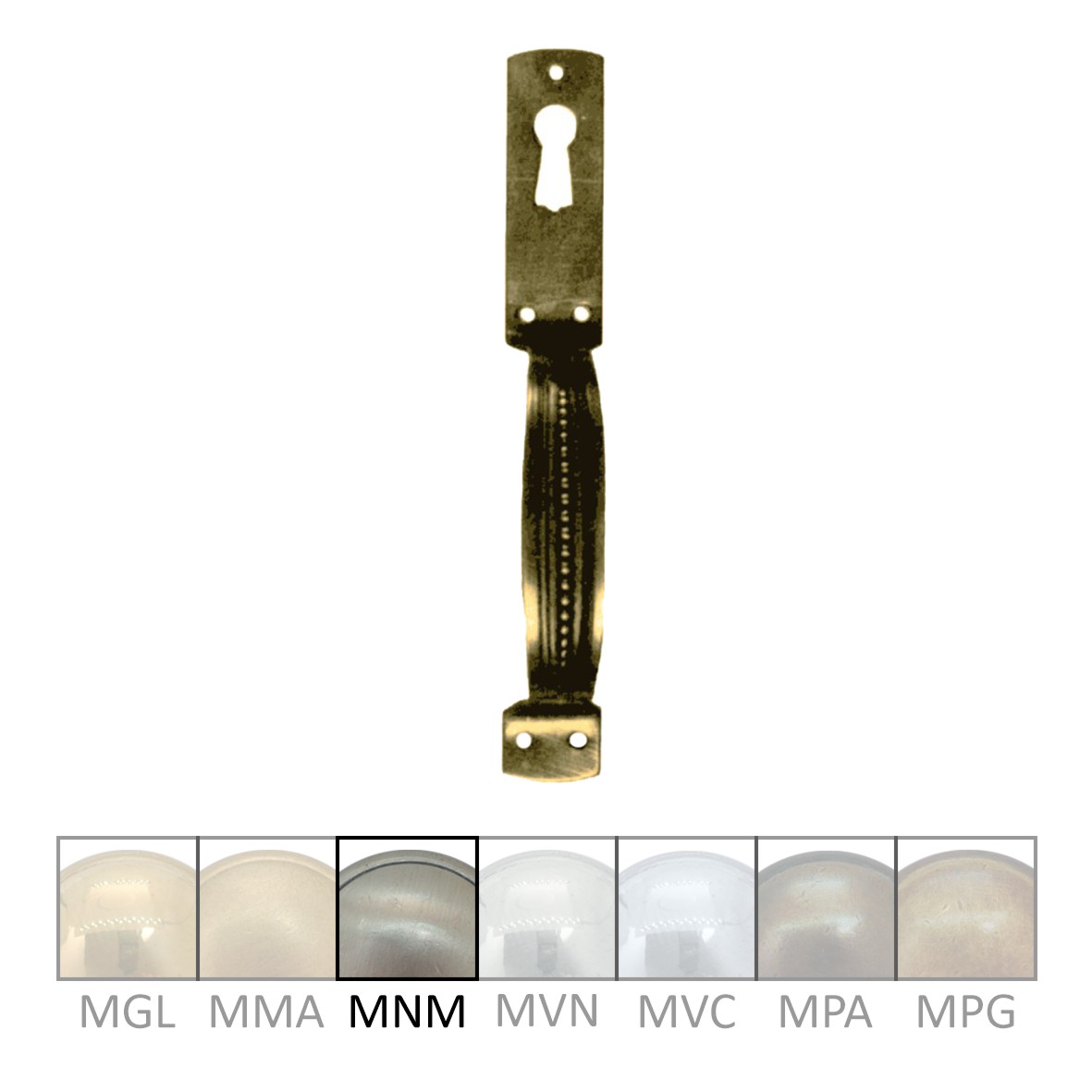 Bügelgriff, MNM, Maße B x H - 17 x 125mm Serie GR019 Bild1