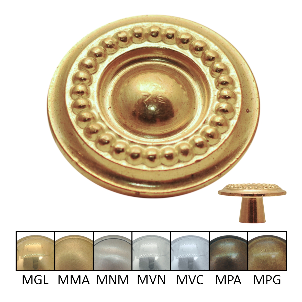 PERLRAND Möbelknopf Serie KN126 Bild1