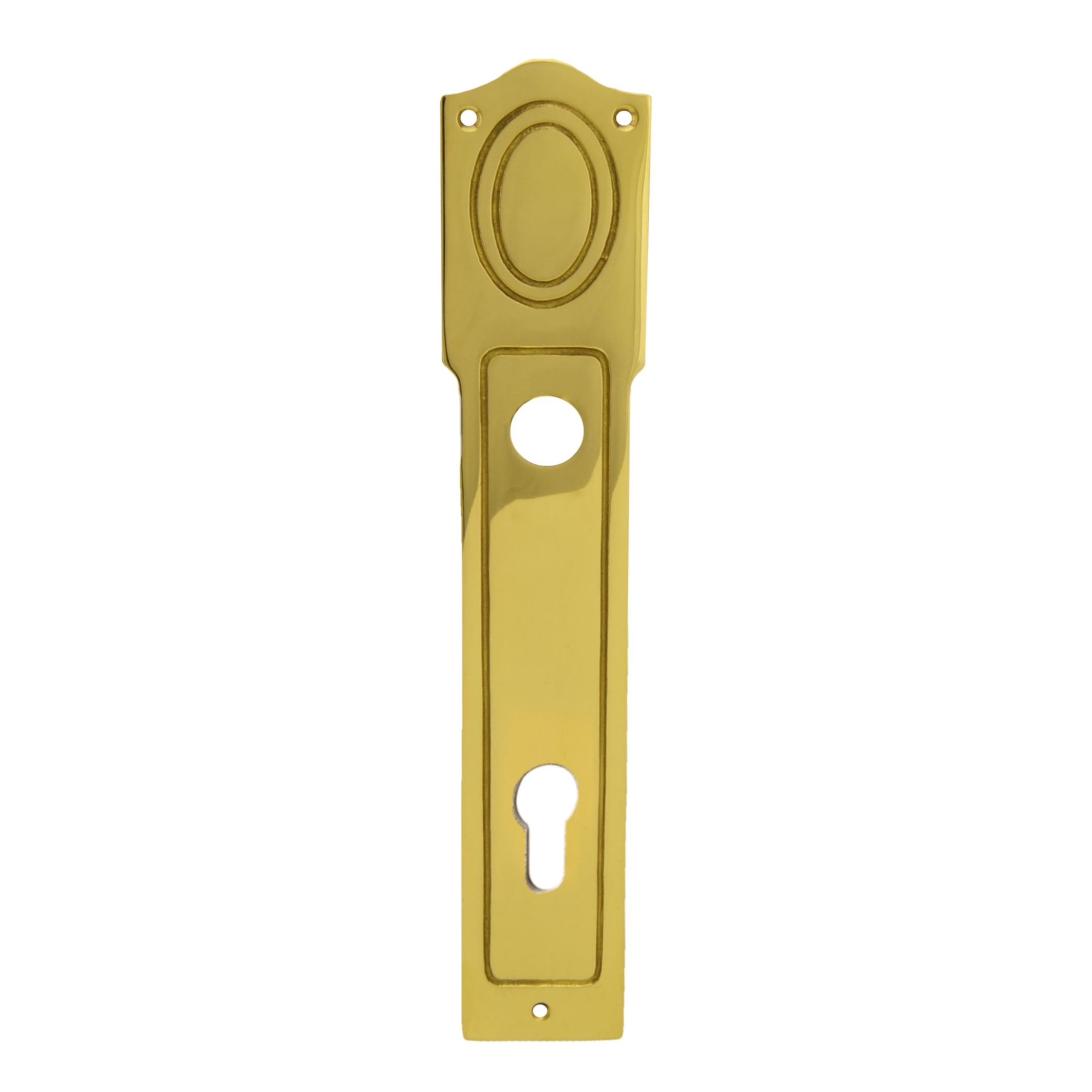 Sicherheitstürschild Dist. 92 mm PZ, Messing MGL, Innen 219 mm x 44 mm der Serie TS130 Bild1 Sicherheitstürschild Innen, Dist. 92 mm PZ, Messing MGL, 219 mm x 44 mm der Serie TS130 Bild1