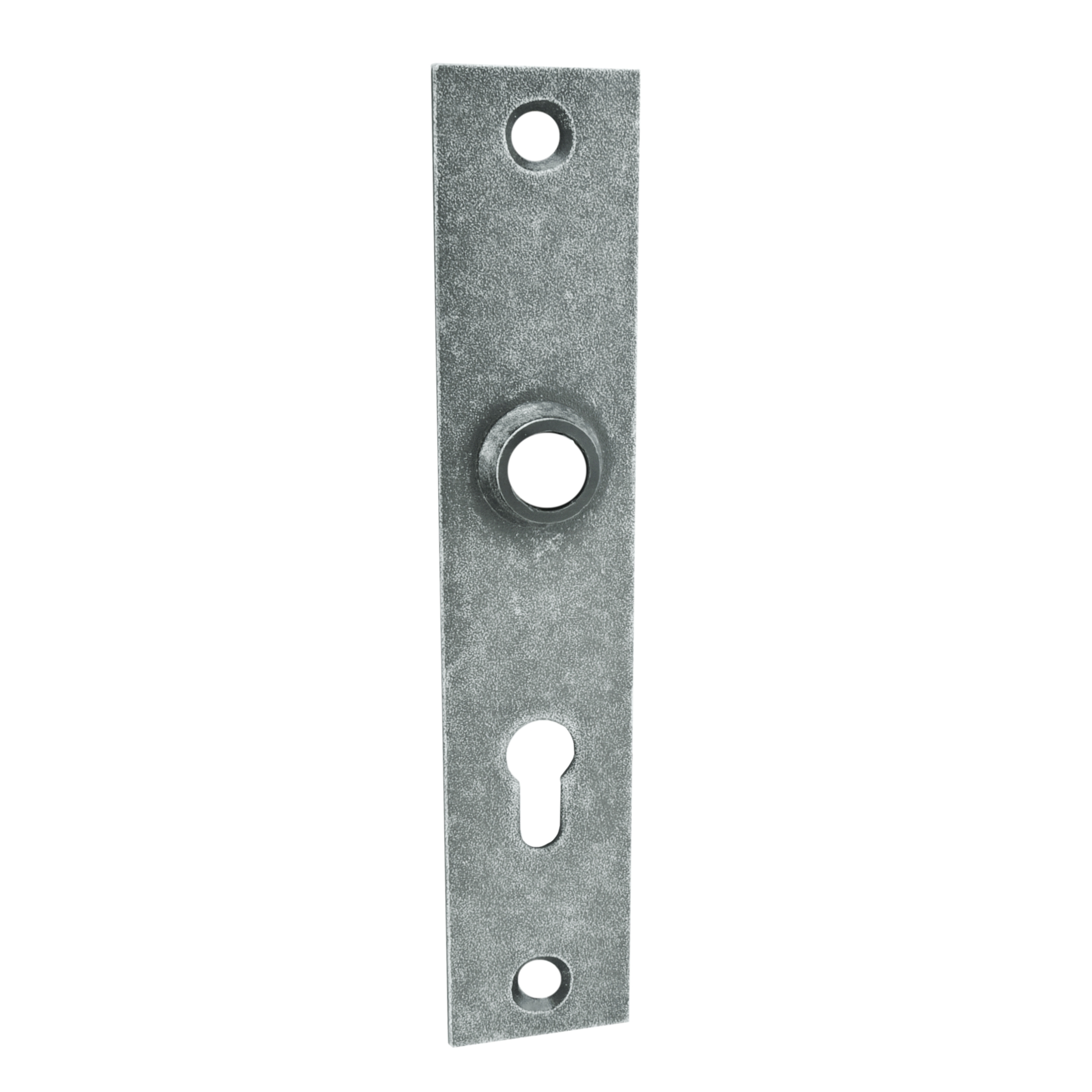 Sicherheitstürschild Innen Dist. 72 mm PZ, Eisen thermopatiniert, L x B