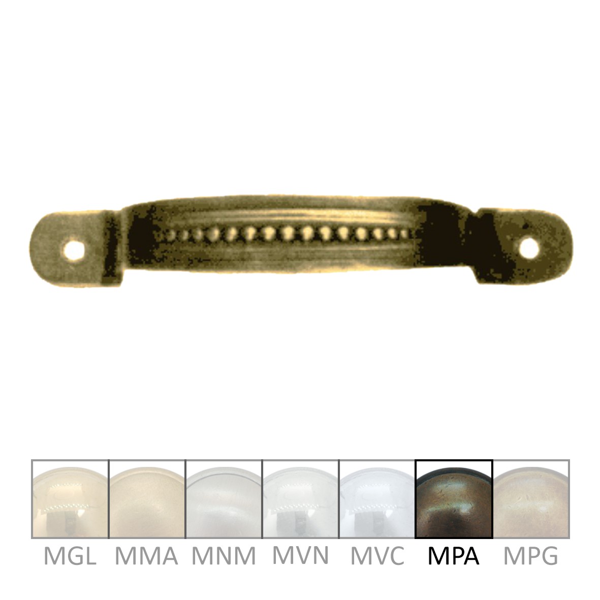 Bügelgriff, MPA, Maße B x H - 72 x 12 mm der Serie GR019 Bild1 Bügelgriff, MPA, Maße B x H - 85 x 17 mm Serie GR019 Bild1