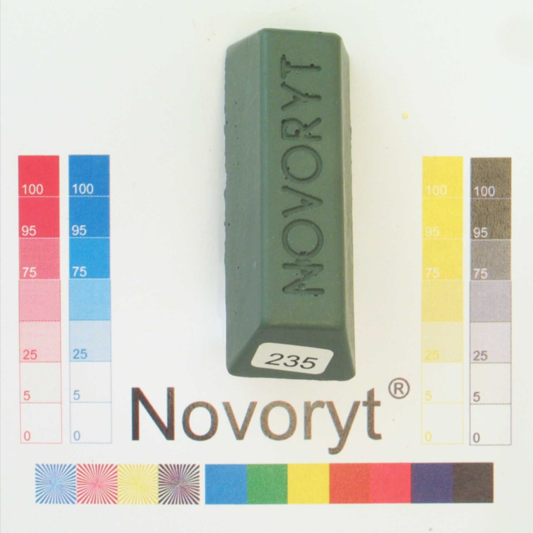 NOVORYT® Schmelzkitt - Farbe 235 5 Stangen Serie HW003 Bild1