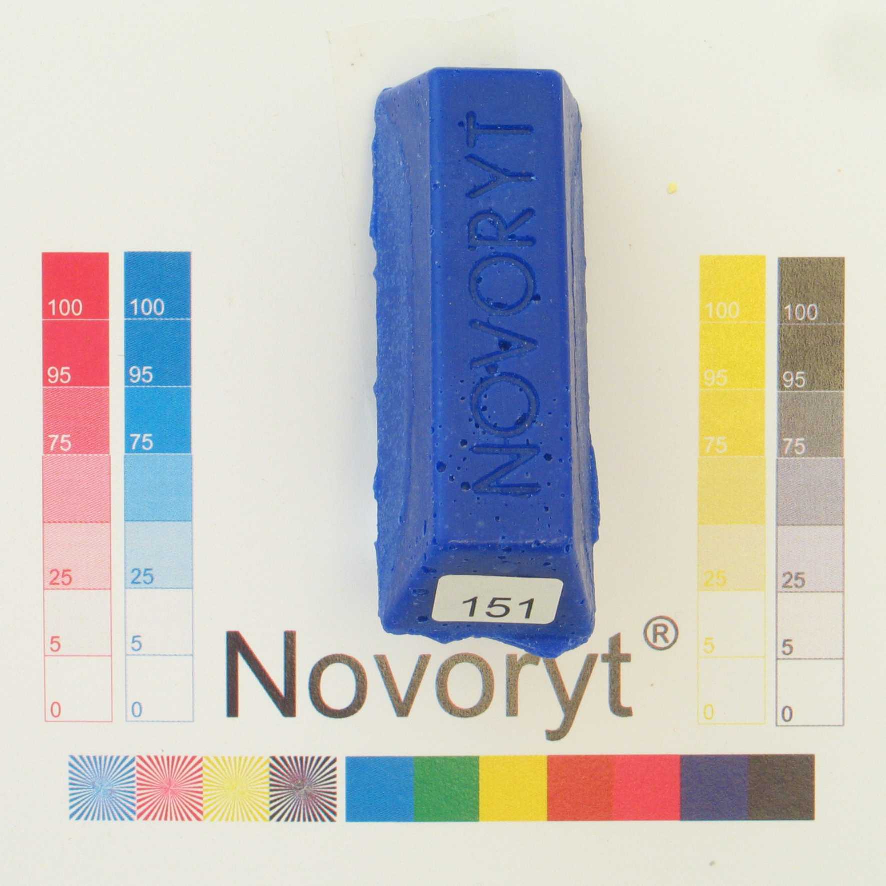 NOVORYT® Schmelzkitt - Farbe 151 blau 1 Stange Serie HW003 Bild1