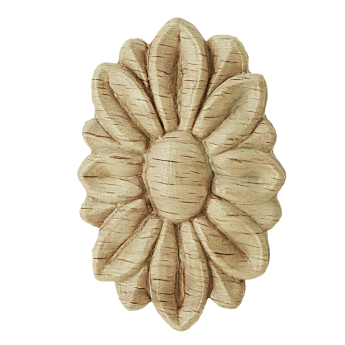 Rosette in Buche 43 x 65mm Serie AH351 Bild1