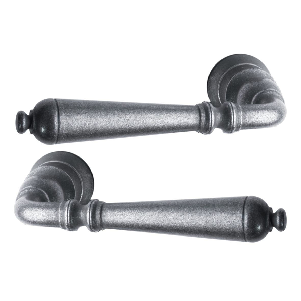 Türgriff Eisen thermopatiniert ® 140mm Paar Serie TD053 Bild1