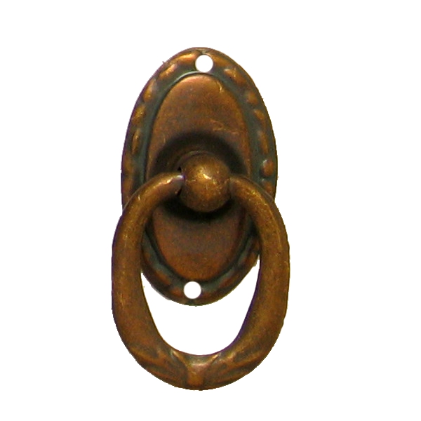 Jugendstil Möbelschild geprägt - Messing patiniert - 22 x 37 mm der Serie JU002 Bild1 Jugendstil Möbelschild geprägt Messing MPA 22 x 37mm mit Griff Serie JU002 Bild1