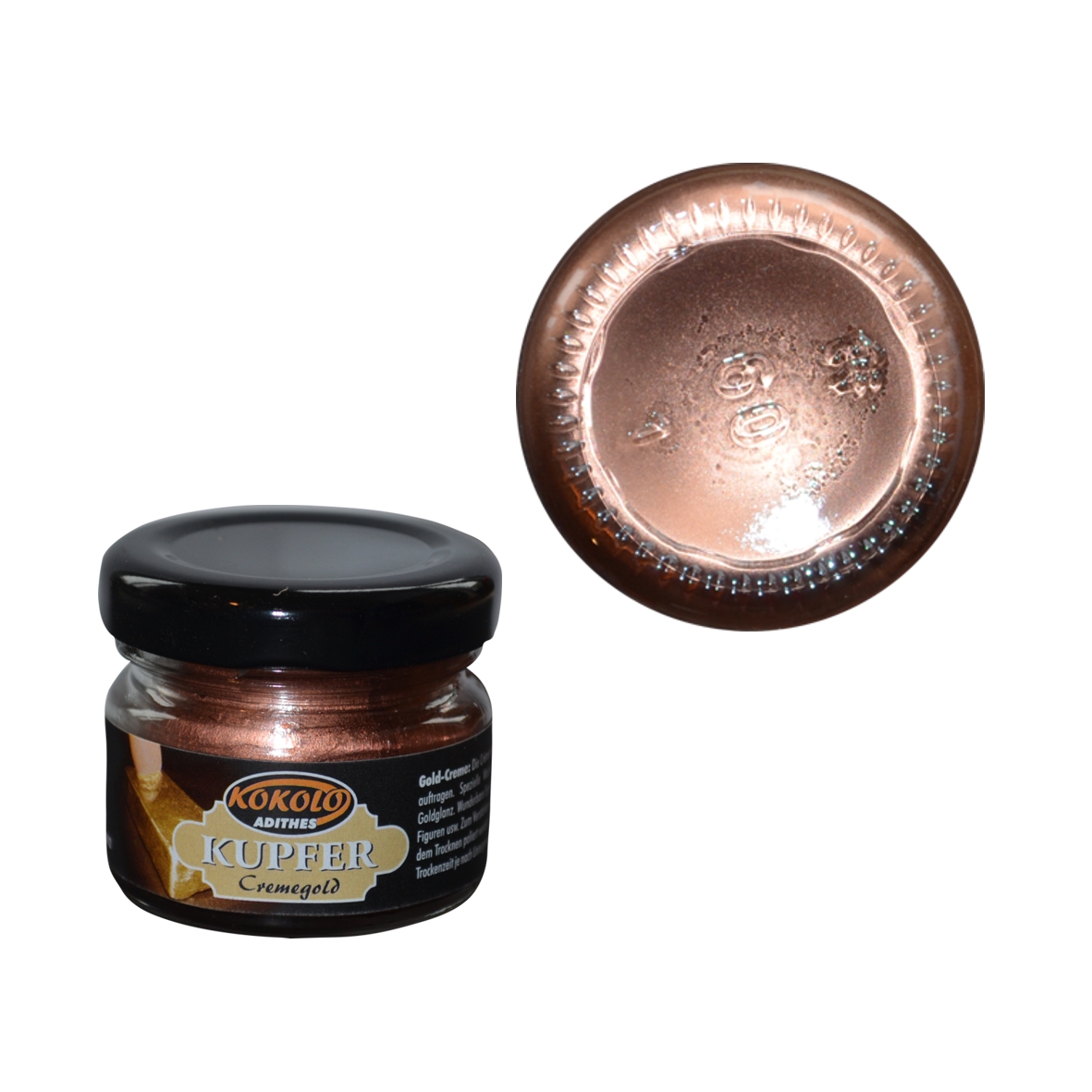 Gold-Creme 25 ml Kupfer in Pastenform mit einer hohen Deckfähigkeit Serie GC001 Bild1