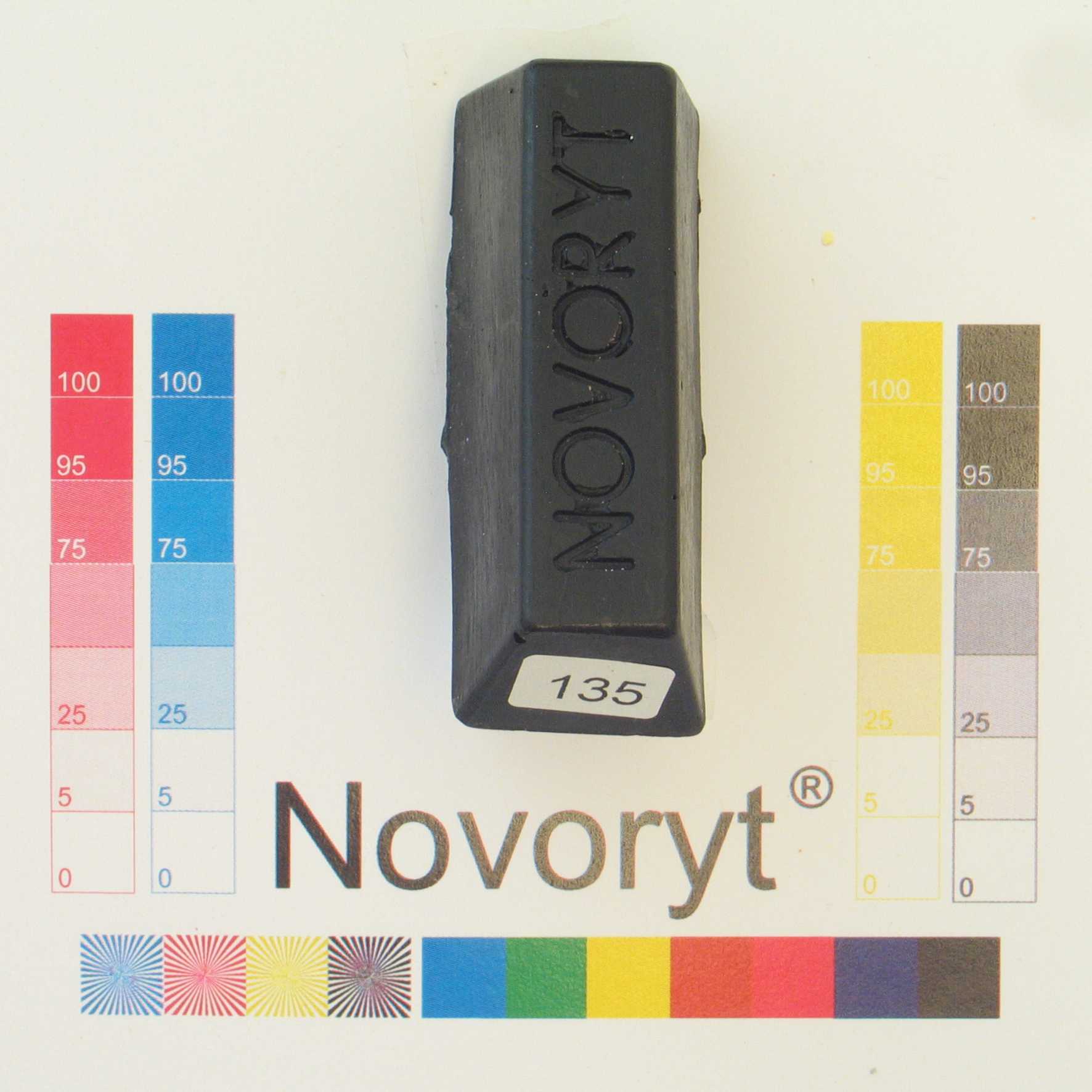 NOVORYT® Schmelzkitt - Farbe 135 schwarz 1 Stange Serie HW003 Bild1