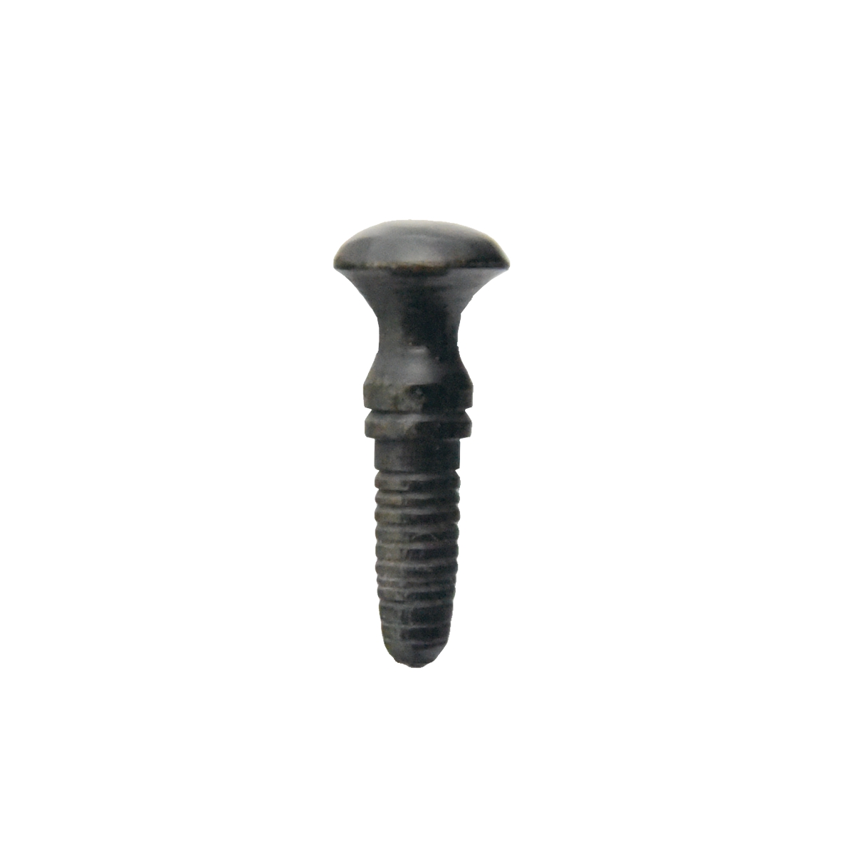 Möbelknopf aus schwarzem Büffelhorn D9mm Serie KN002 Bild1