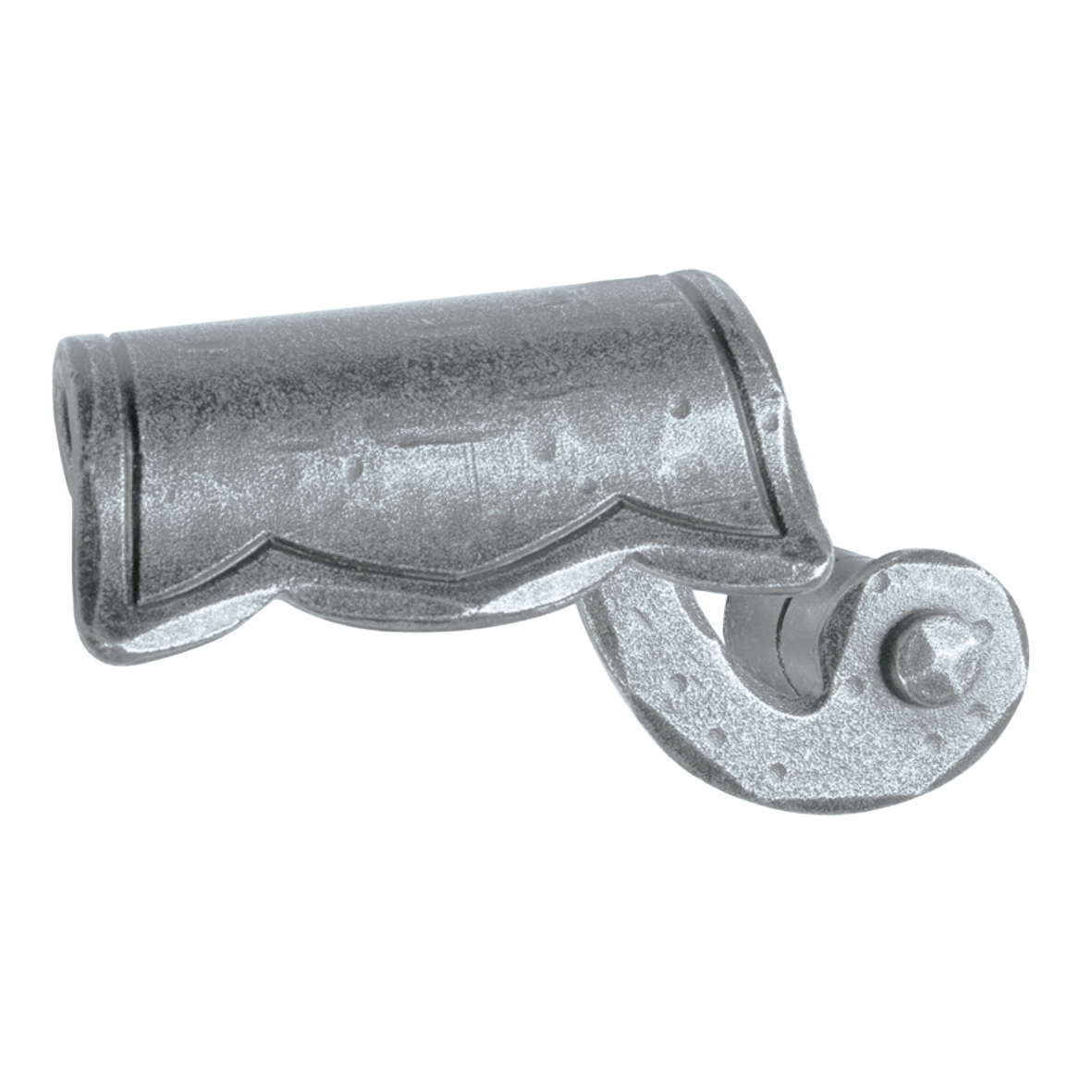 Türgriff Eisen thermopatiniert ® 130mm DIN Links Serie TD059 Bild1