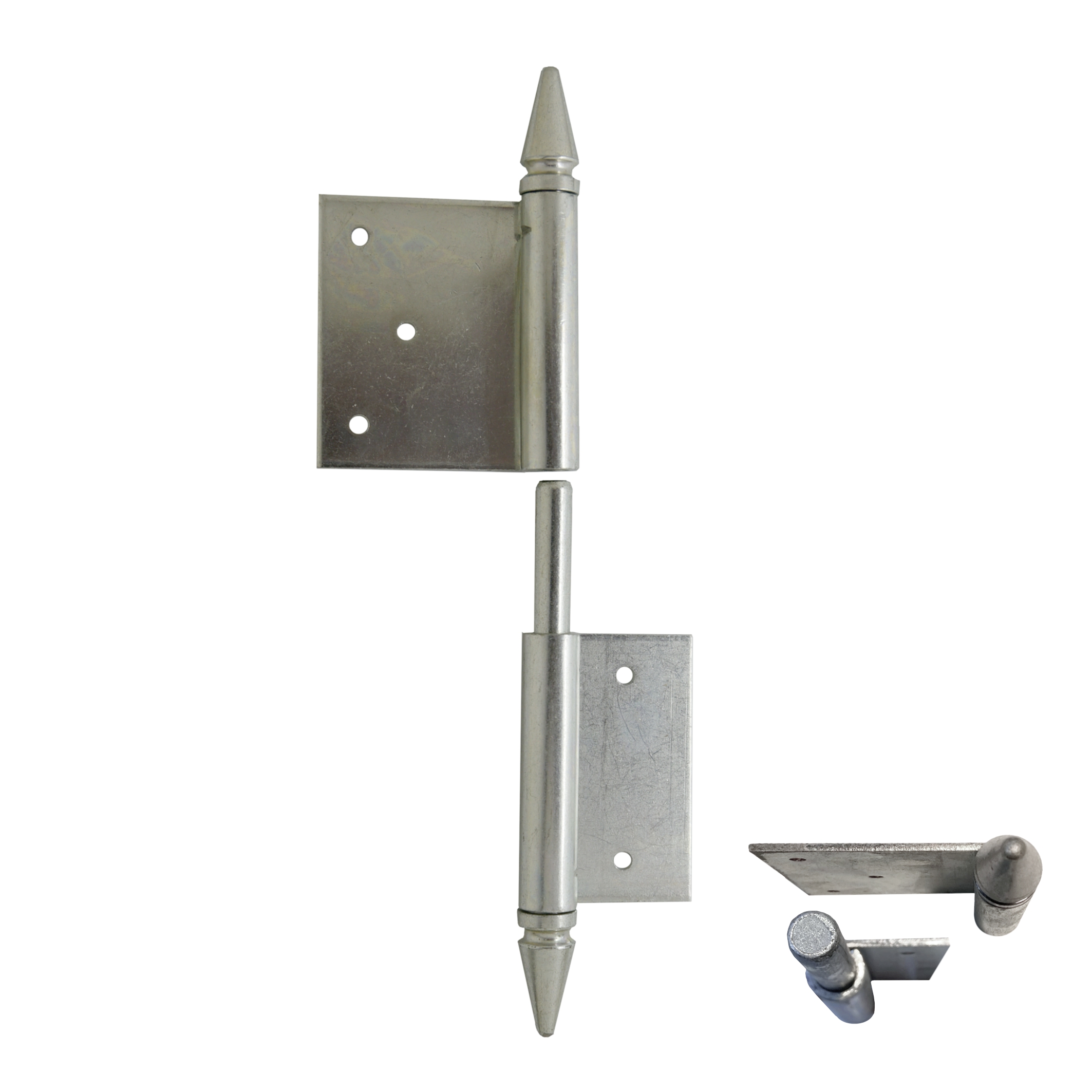 Einstemmband fester Stift 140mm rechts mit Spitze Eisen verzinkt Serie TB013 Bild1