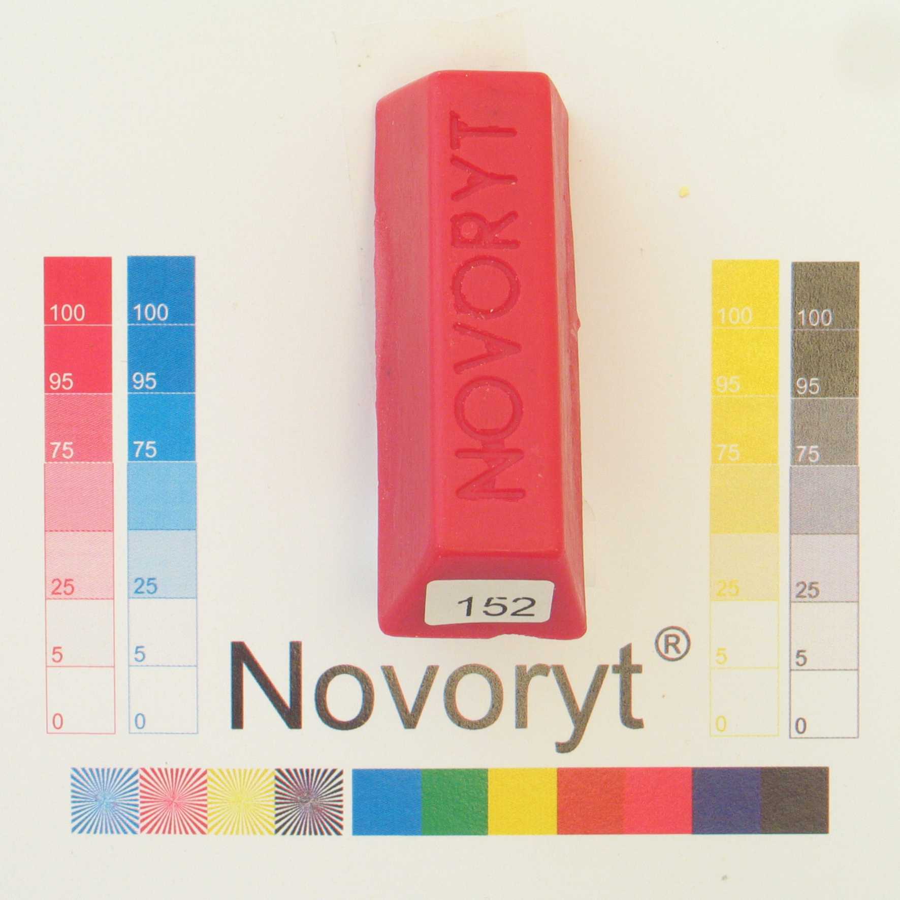 NOVORYT® Schmelzkitt - Farbe 152 rot 1 Stange Serie HW003 Bild1
