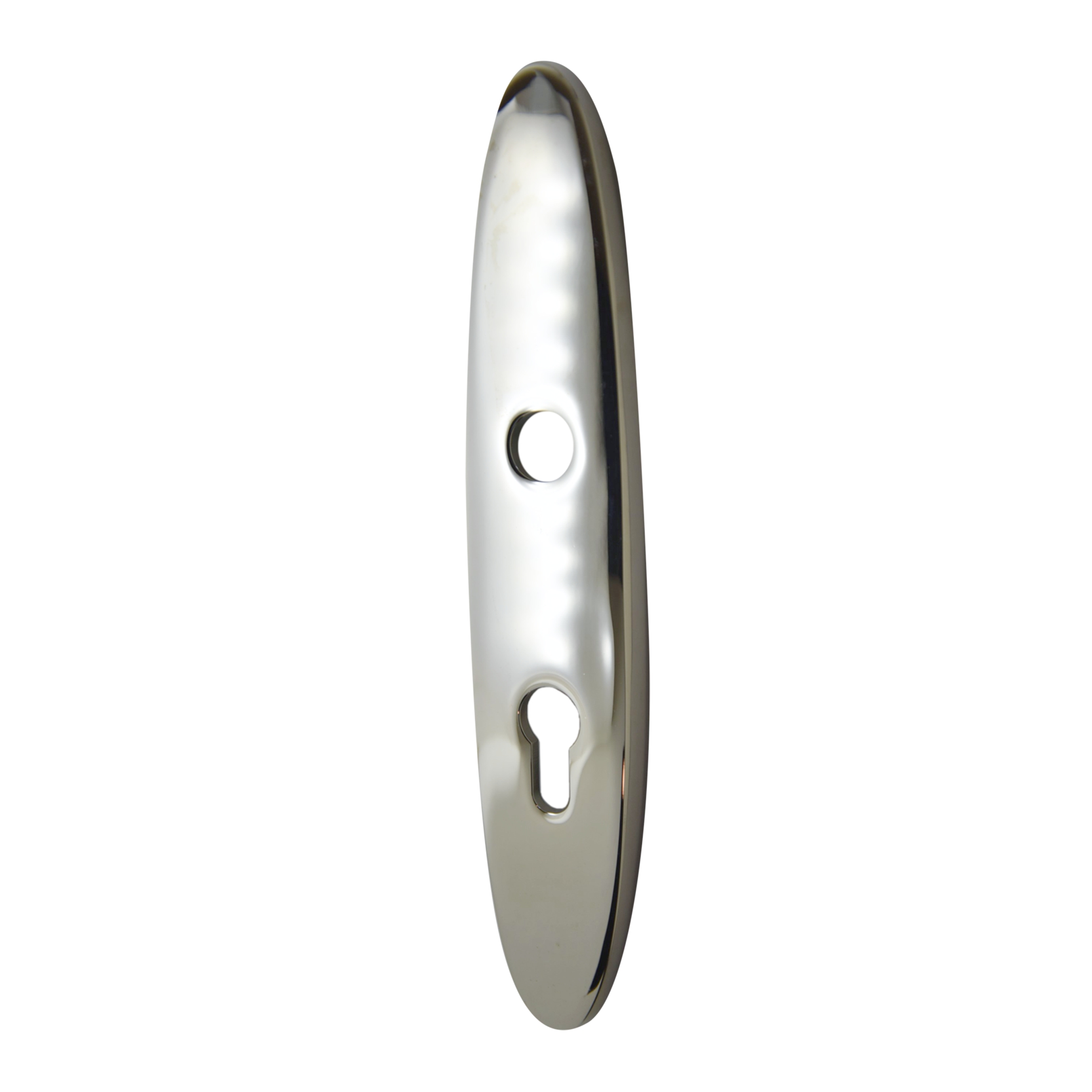 Sicherheitstürschild (PZ) 72 mm in Nickel Außen Bild1