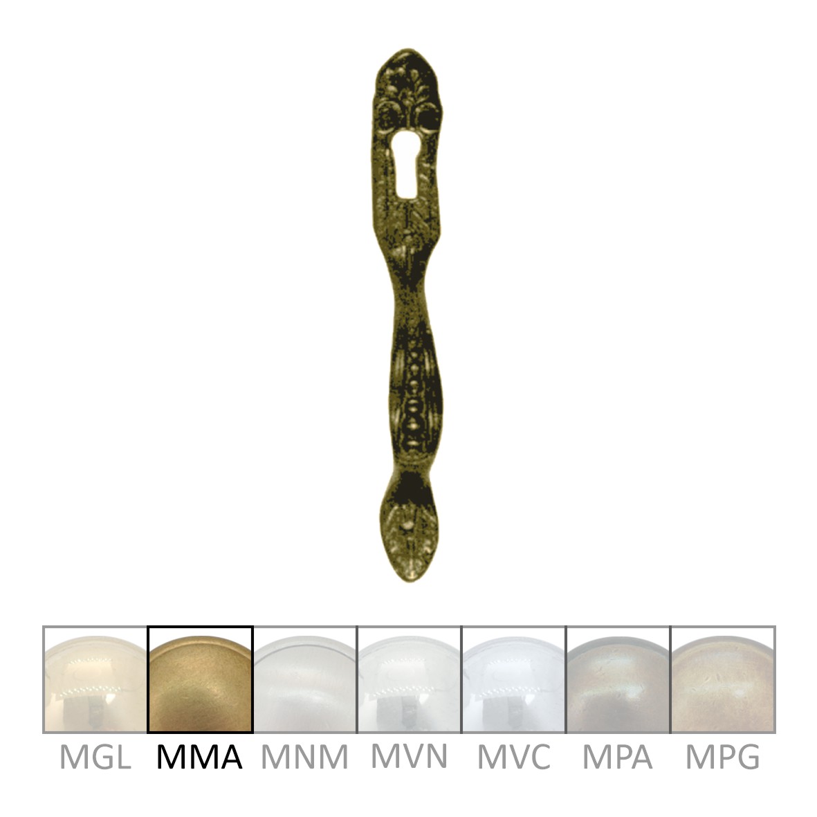 Bügelgriff, MMA , Maße B x H - 11 x 103mm Serie GR023 Bild1