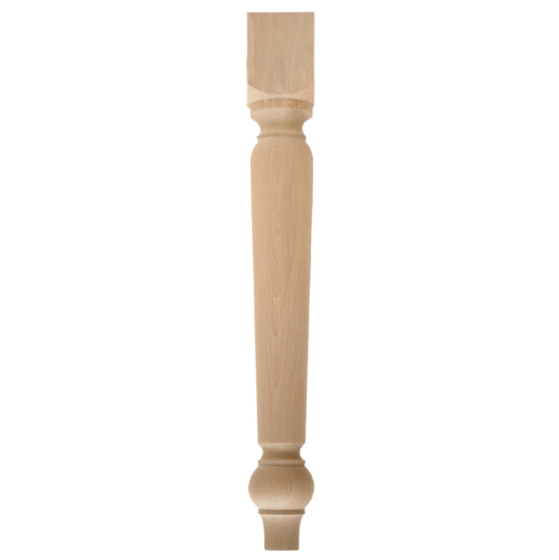 Tischbein in Buche 70 x 70 x 570mm Serie HB005 Bild1
