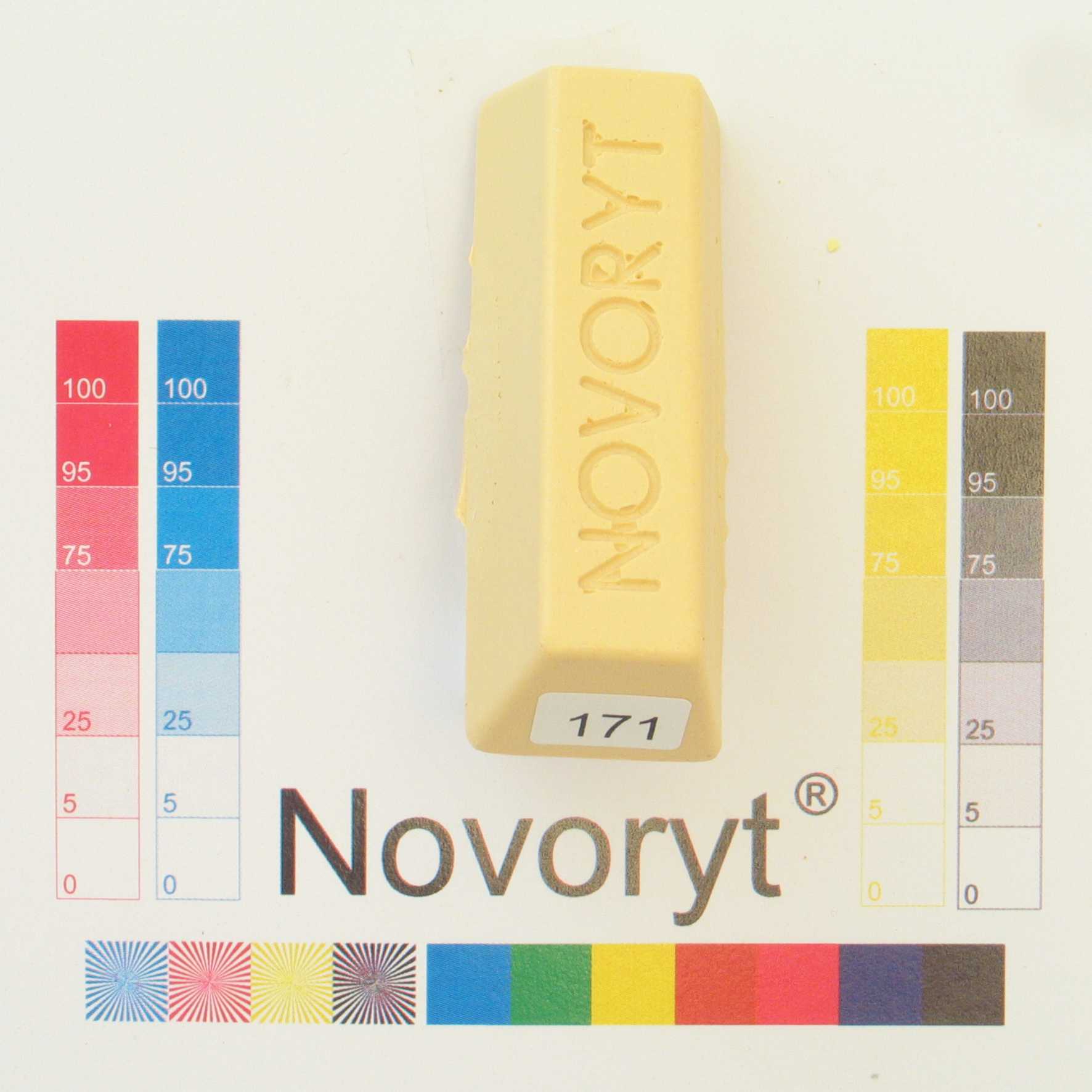 NOVORYT® Schmelzkitt - Farbe 171 Buche natur 5 Stangen Serie HW003 Bild1