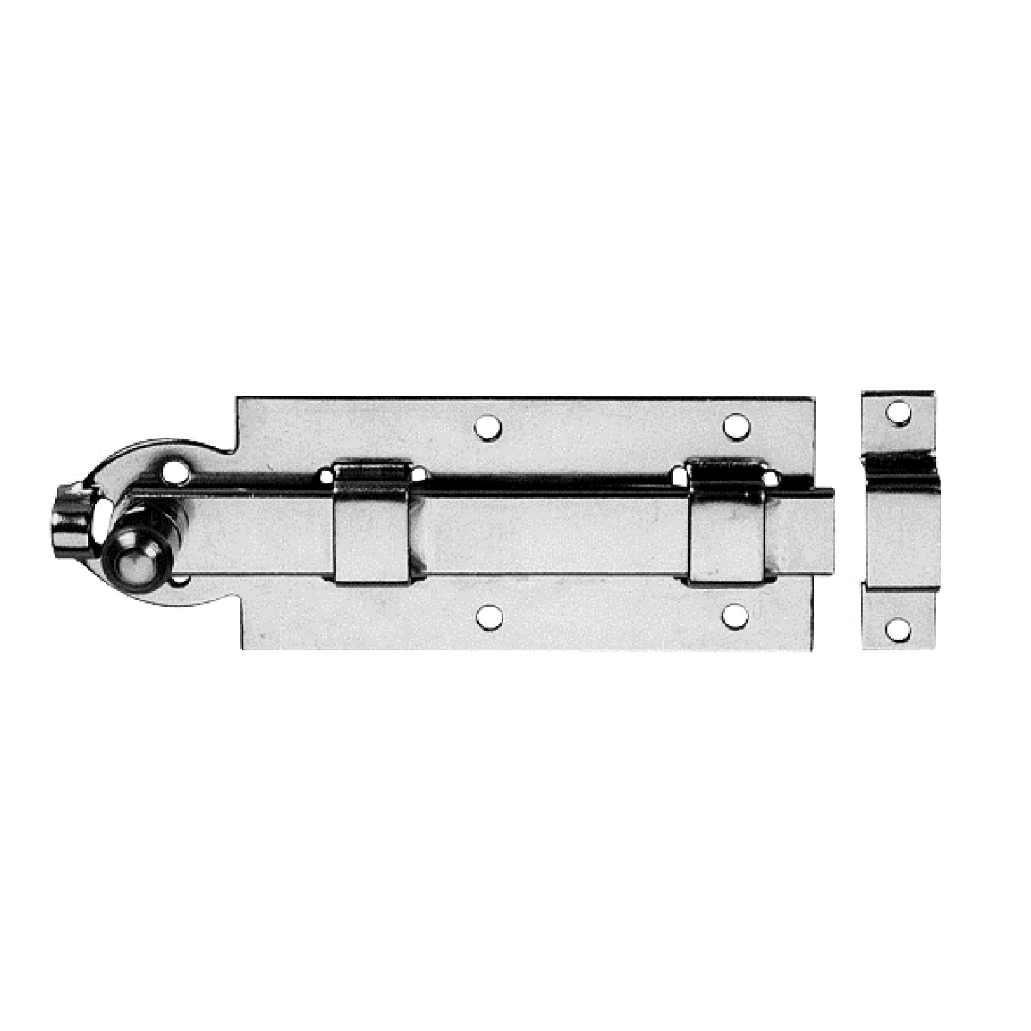 Schieberiegel gerade EVZ 100x35mm Serie SR011 Bild1