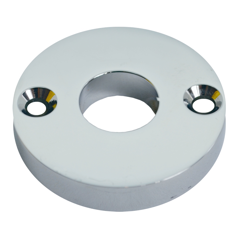Sicherheitsrosette (TD) innen in Messing verchromt mit Schutzlack Serie TR151 Bild1