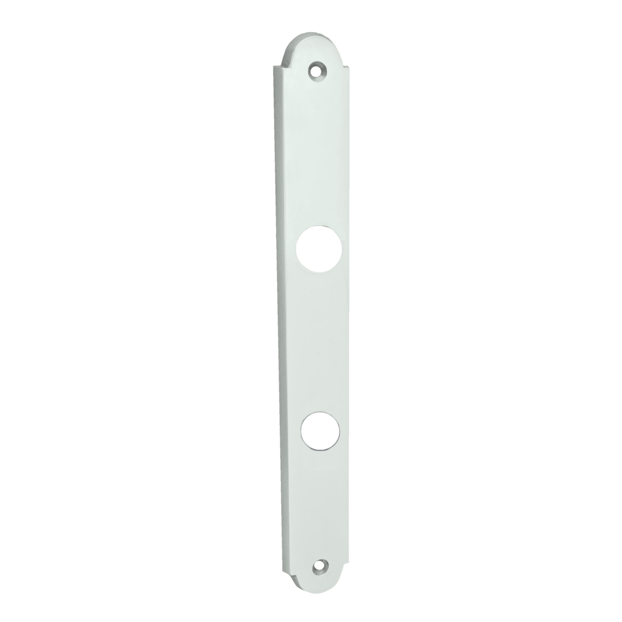 Badezimmertürschild Dist. 78 mm WC, Messing vernickelt L x B