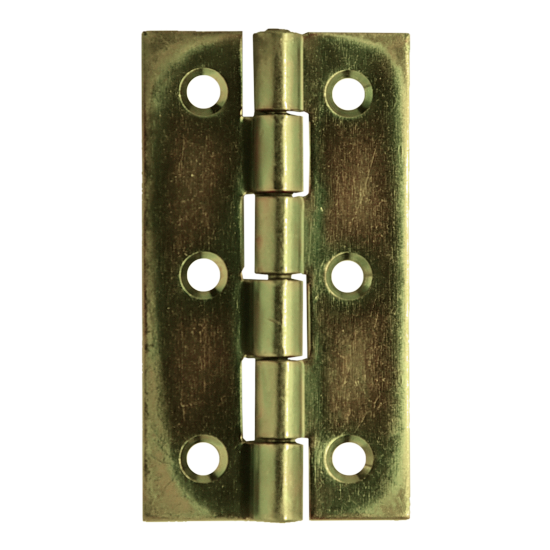 Möbelscharnier Eisen gelb verzinkt a=60mm b=30mm Serie MB002 Bild1