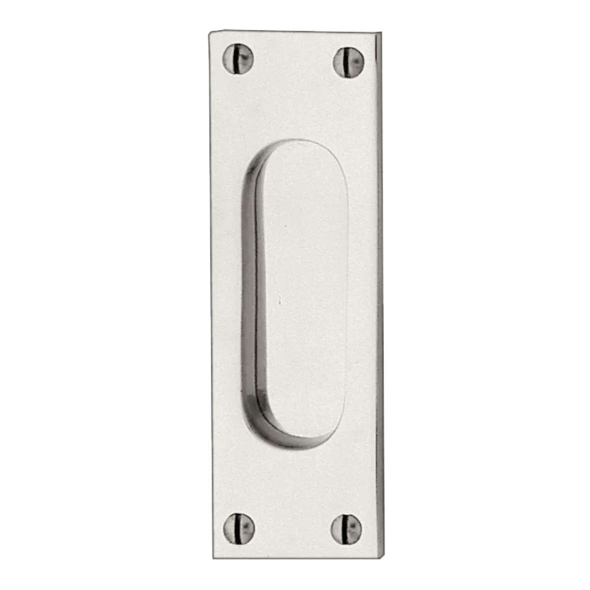 Schiebetürgriffmuschel Messing vernickelt glänzend SG003-144E-MVN-117-38 Bild1