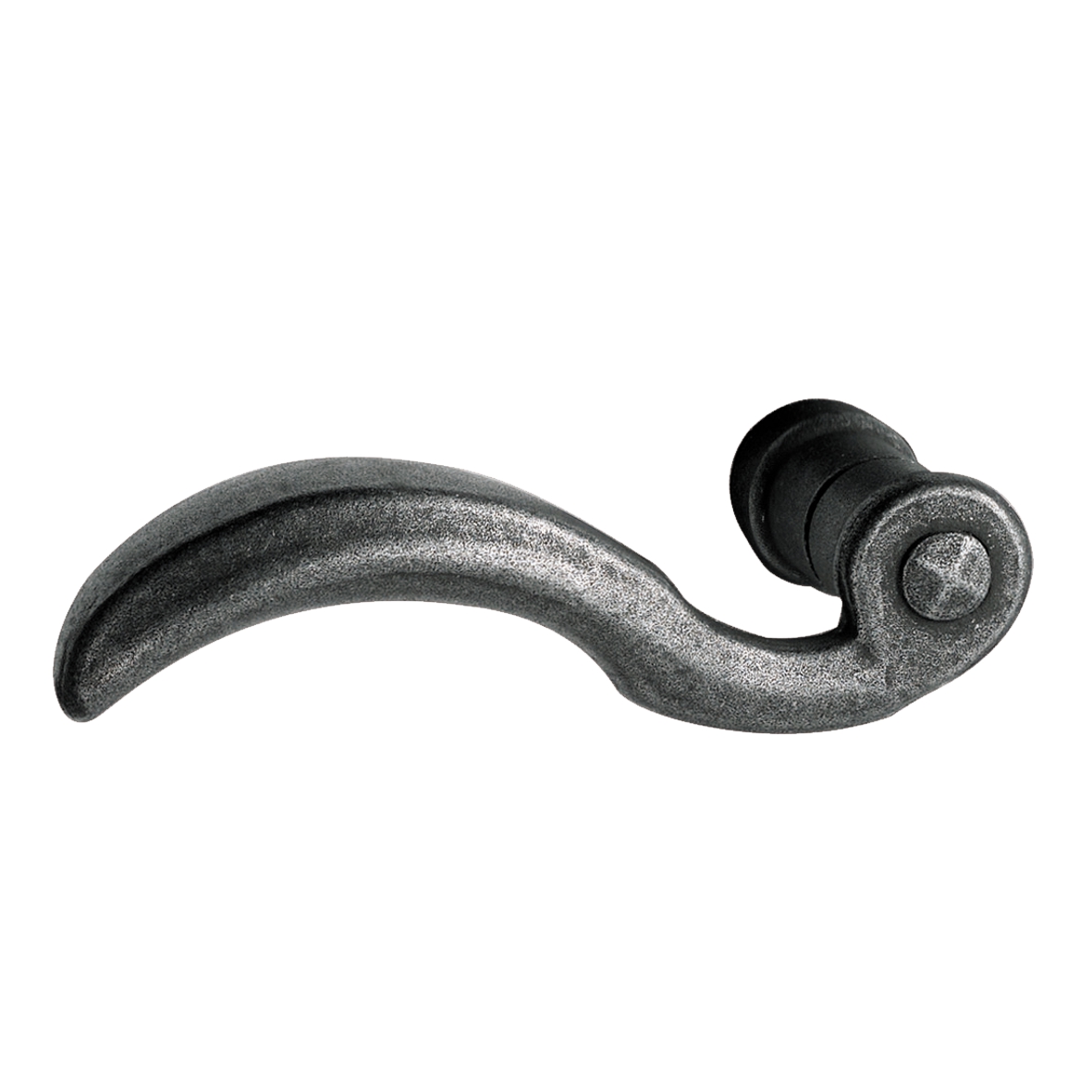 Türgriff Eisen schwarz passiviert 120mm DIN Links Serie TD075 Bild1