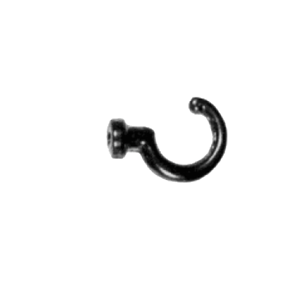 Haken MPA, HxL - 17x24 mm der Serie KH030 Bild1 Haken Messing patiniert HxL - 17x24mm Serie KH030 Bild1