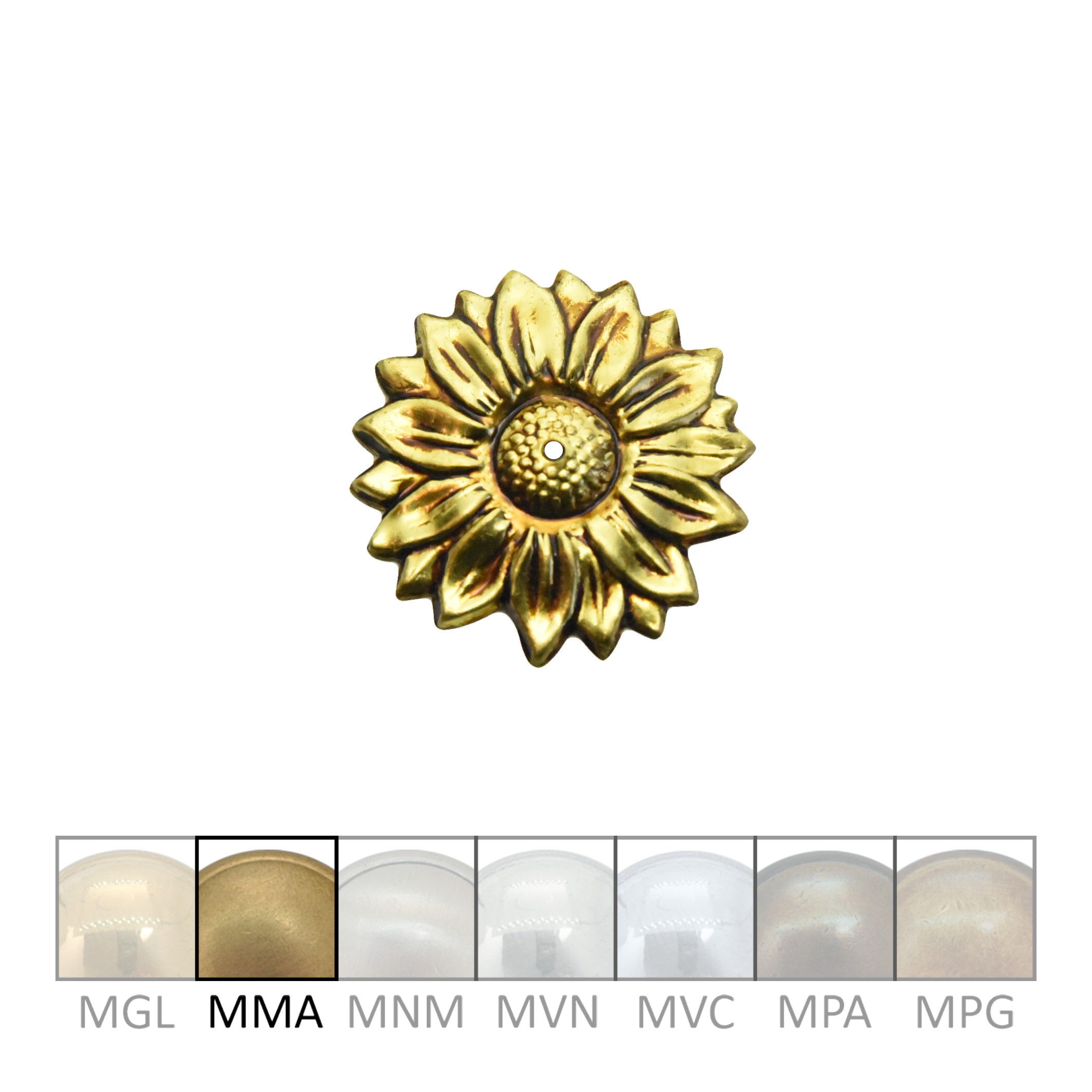 Klassizismus Applikation Messing MMA D 