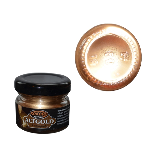 Gold-Creme 25 ml Altgold in Pastenform mit einer hohen Deckfähigkeit Serie GC001 Bild1